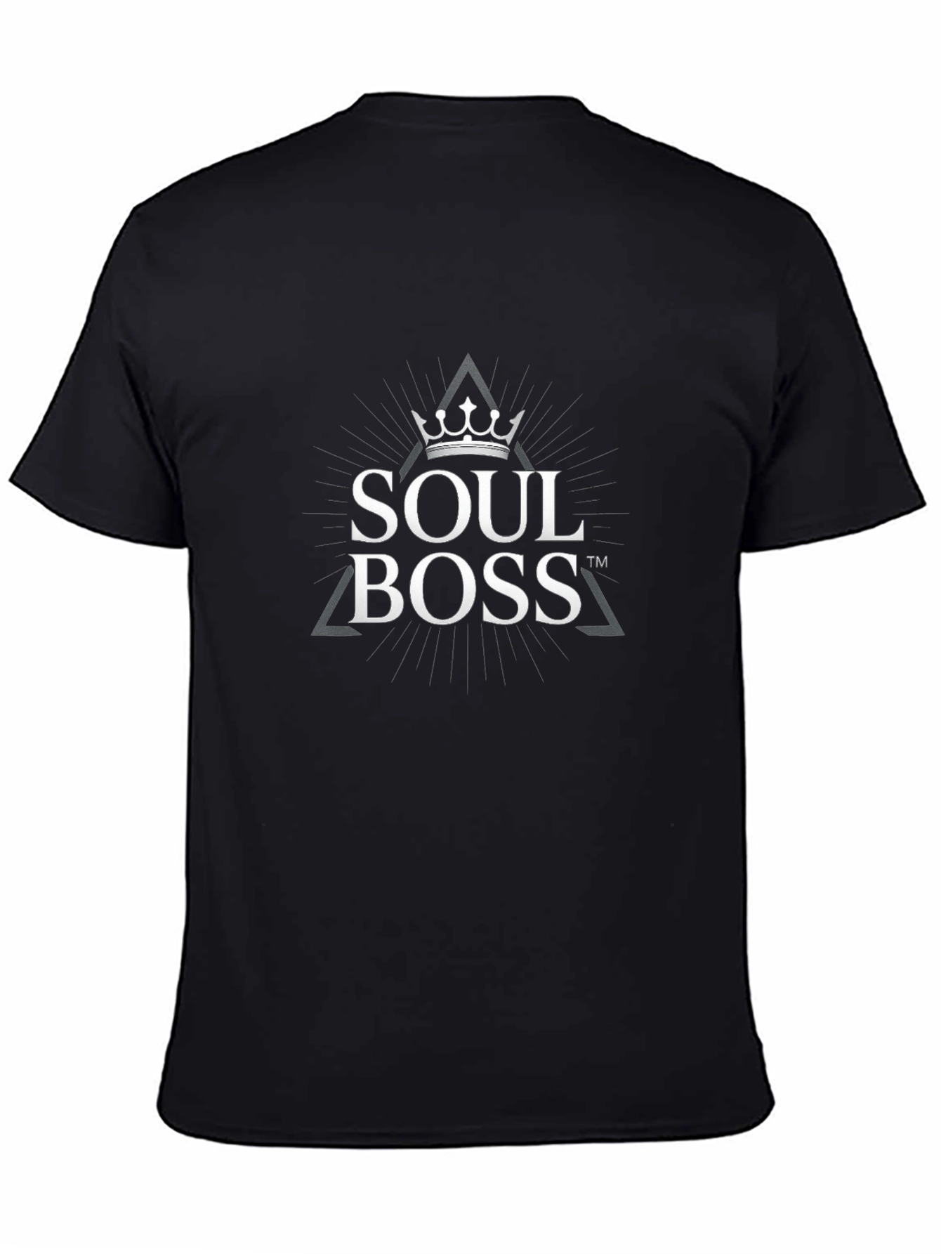Black Soul Boss Black Graphic T-Shirt view 4