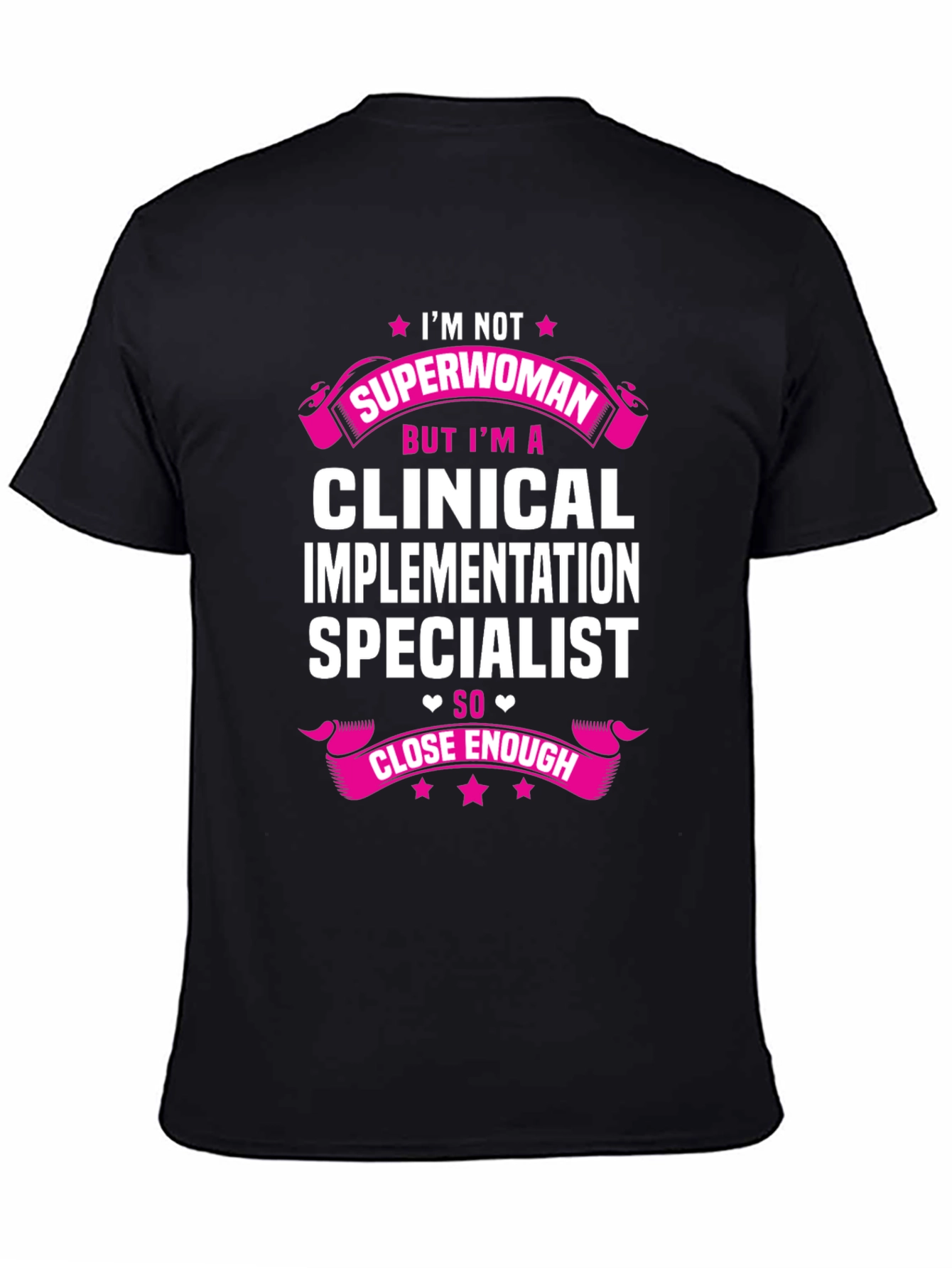 Black Clinical Implementation Specialist T-Shirt view 4