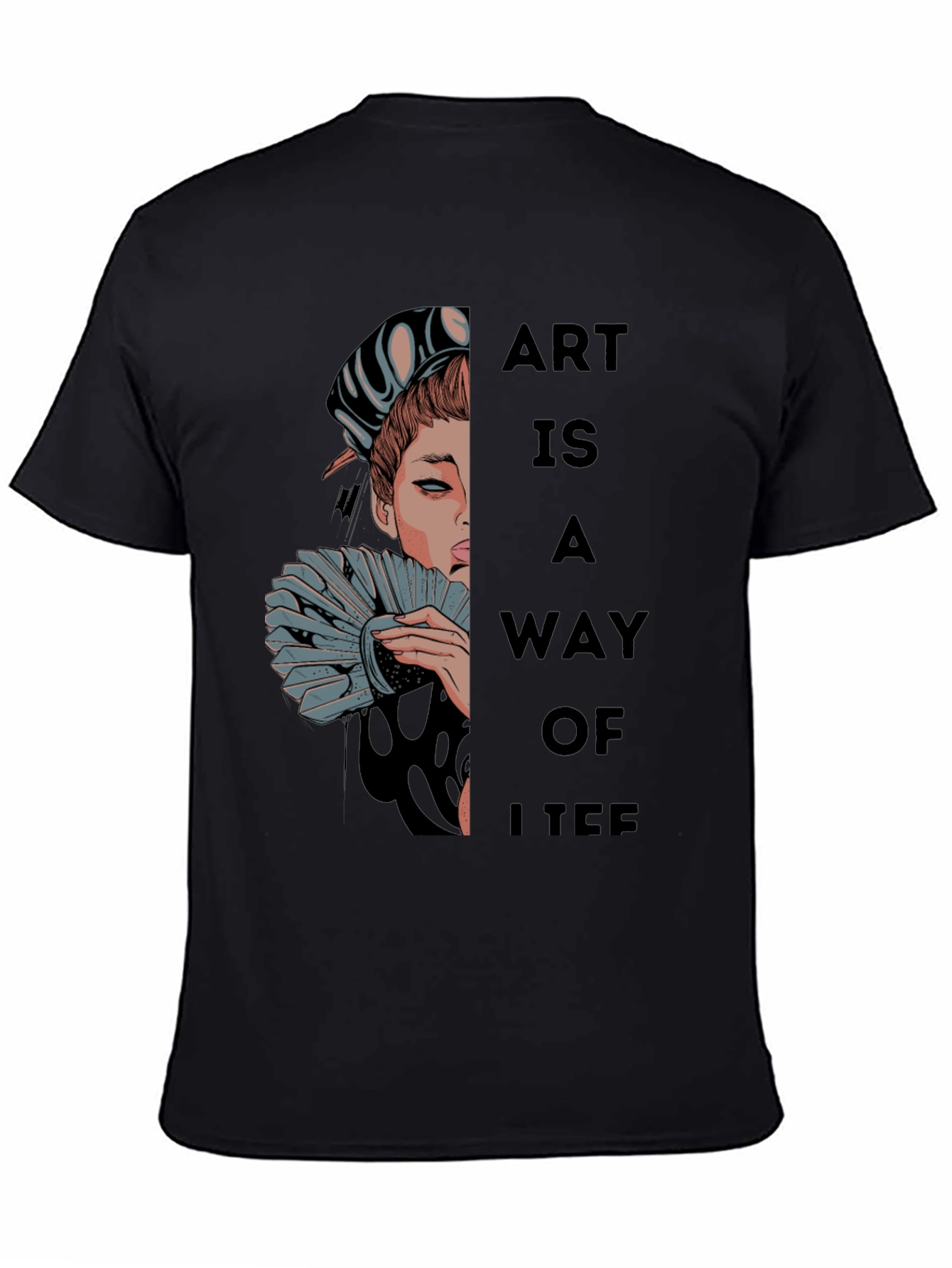 Black Art Is A Way Of Life Graphic Tee view 4