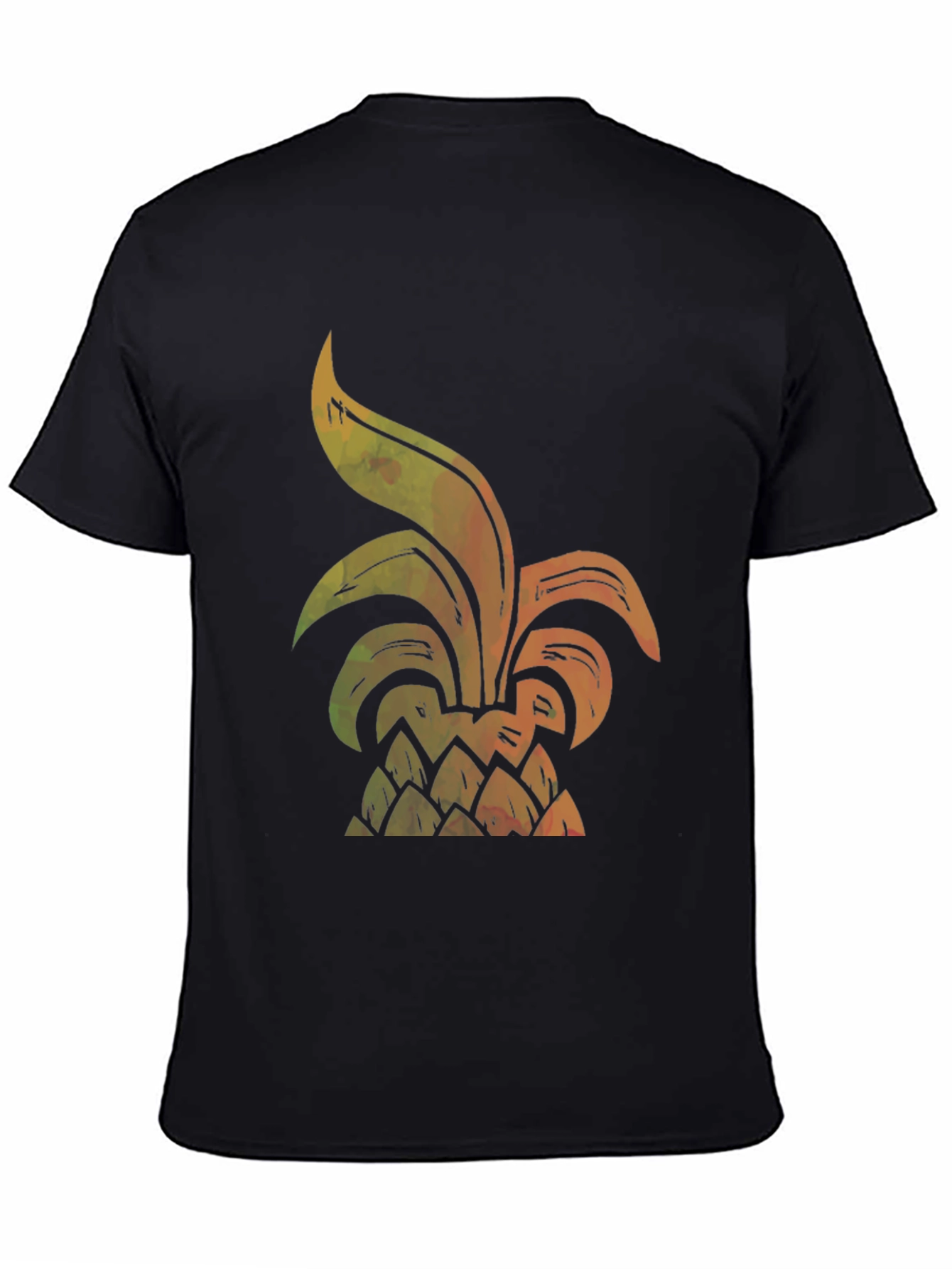 Black Pineapple Graphic Tee - Tropical Vibes view 4