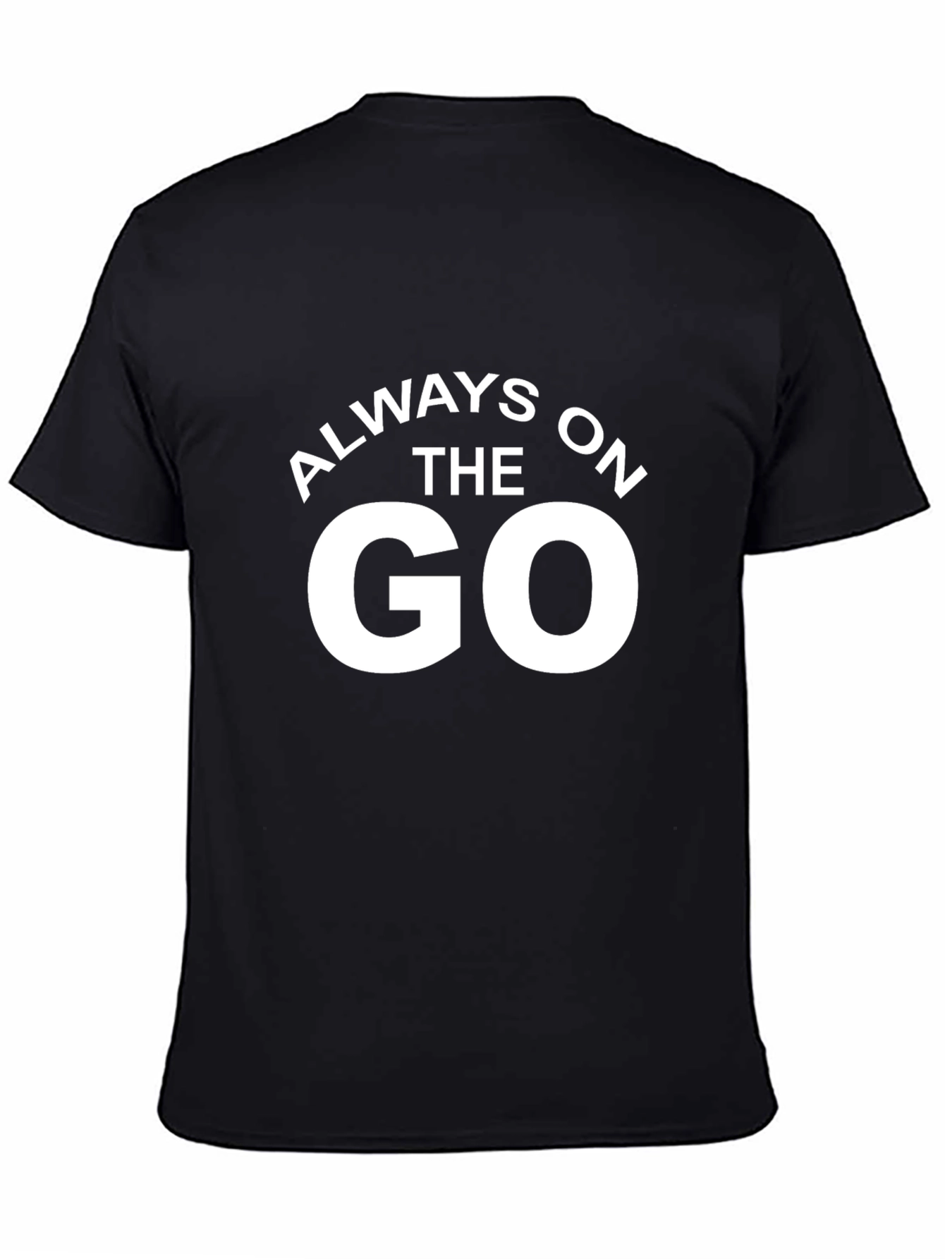 Black Always On The Go Black Graphic Tee view 4