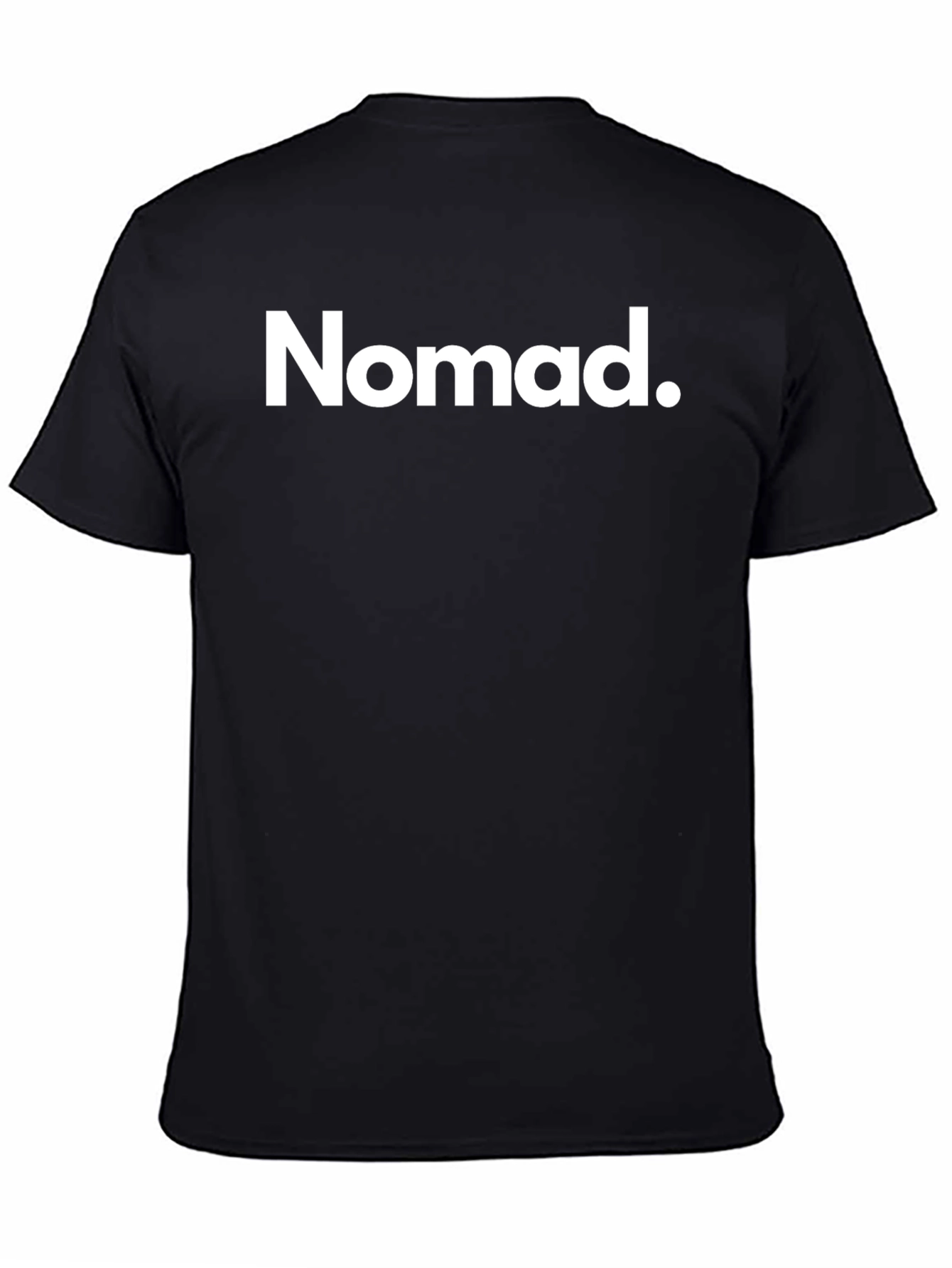 Nomad Black Crew Neck Graphic Tee Shirt - 4