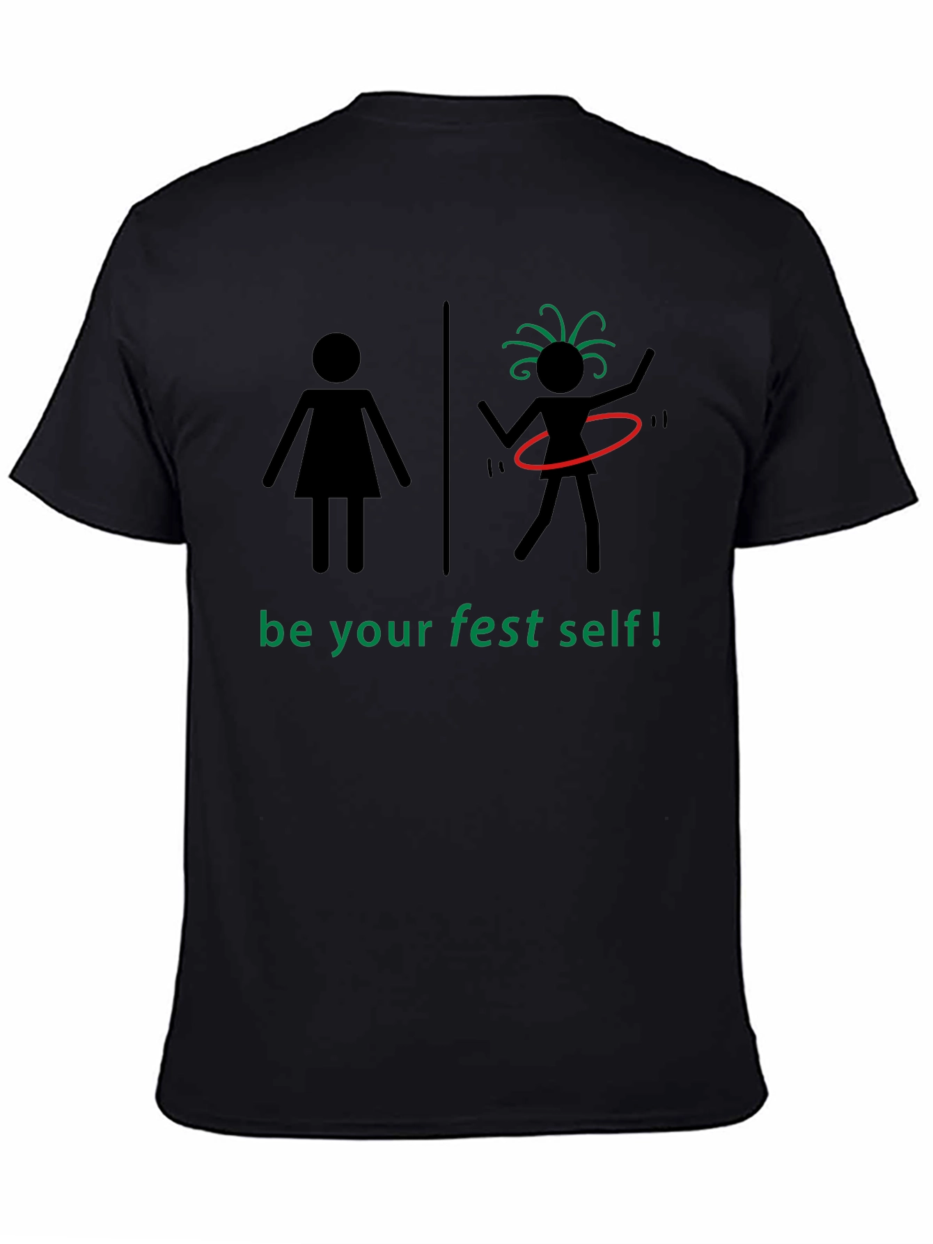 Be Your Fest Self Black T-Shirt - 4