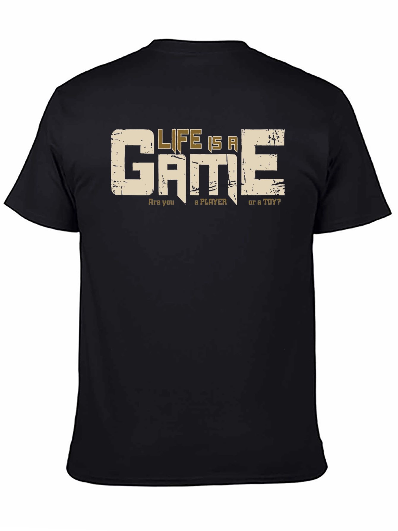 Black Life Is A Game T-Shirt - Gamer Tee view 4
