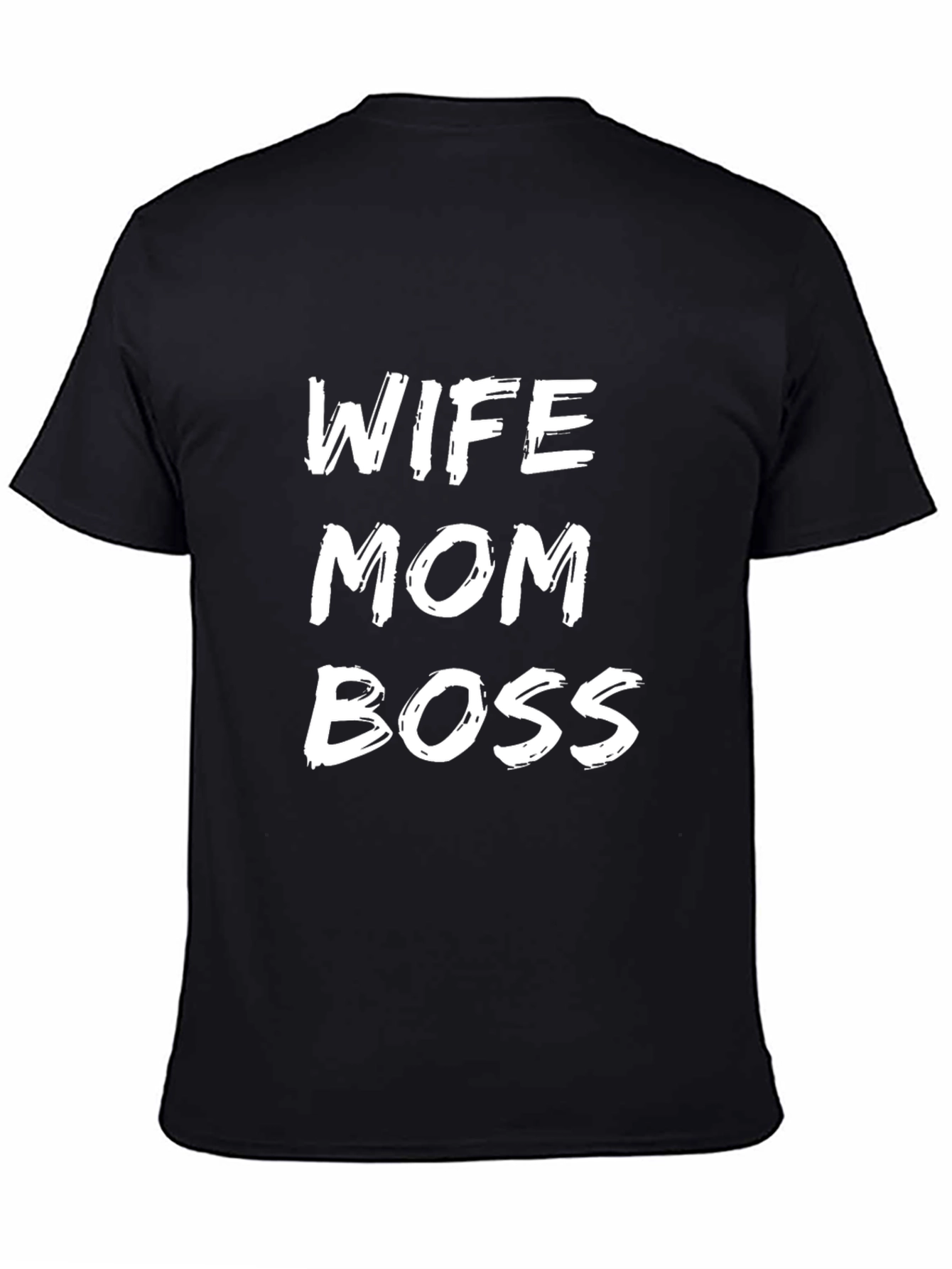 Black Wife Mom Boss Graphic T-Shirt - Stylish & Empowering view 4
