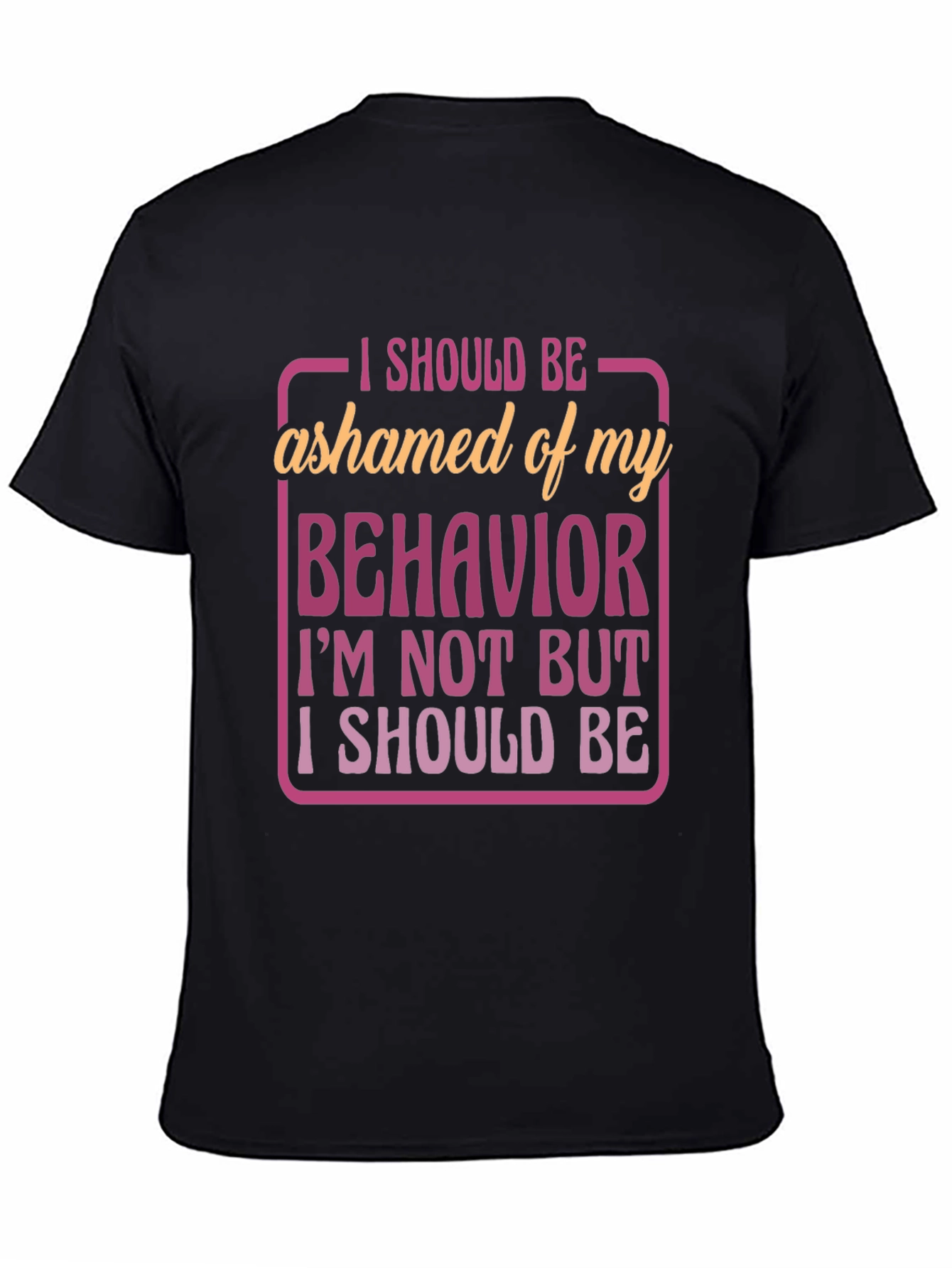 Funny Behavior Graphic T-Shirt - 4