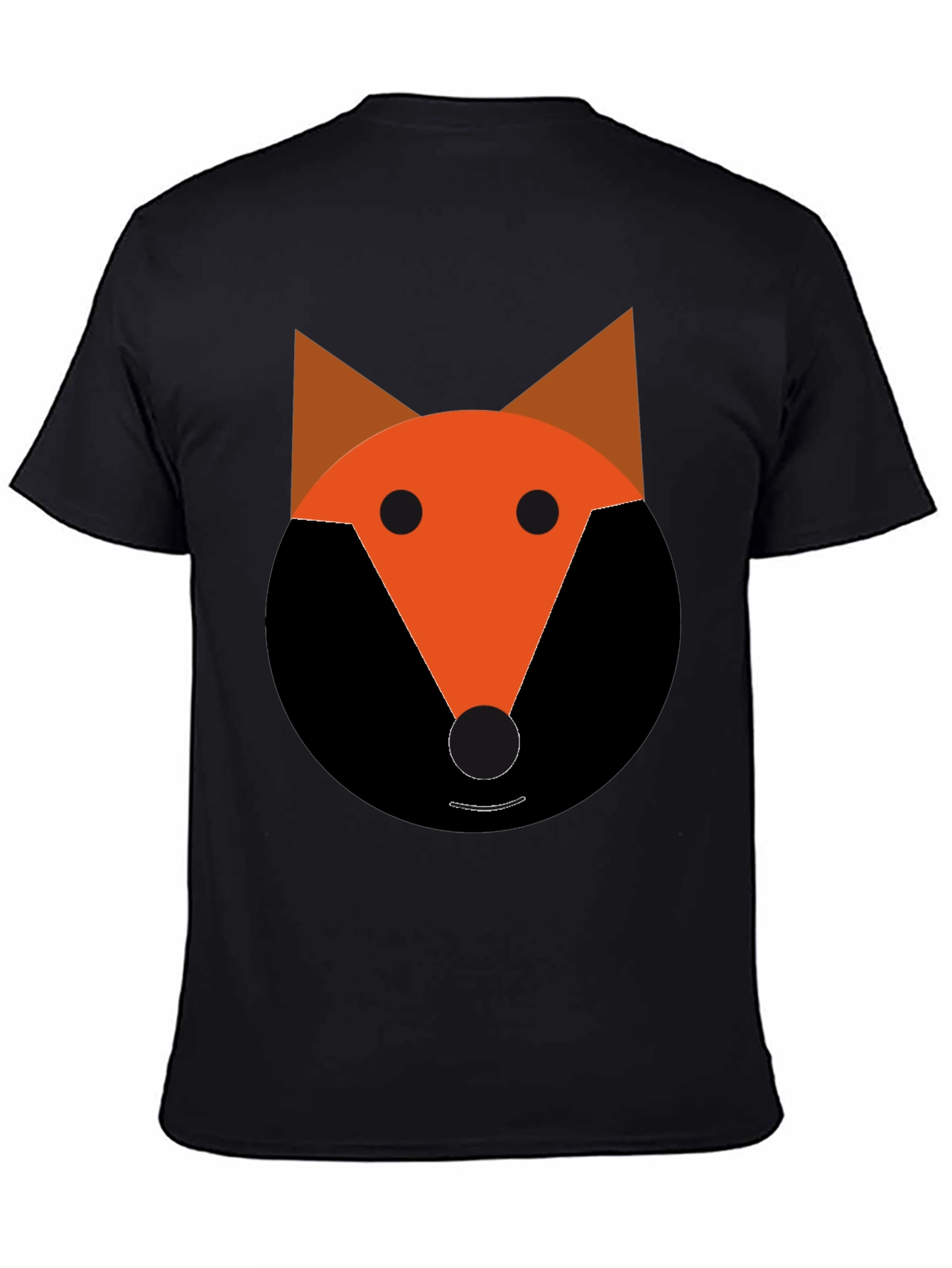Black Fox Graphic Tee - Black Cotton Blend view 4