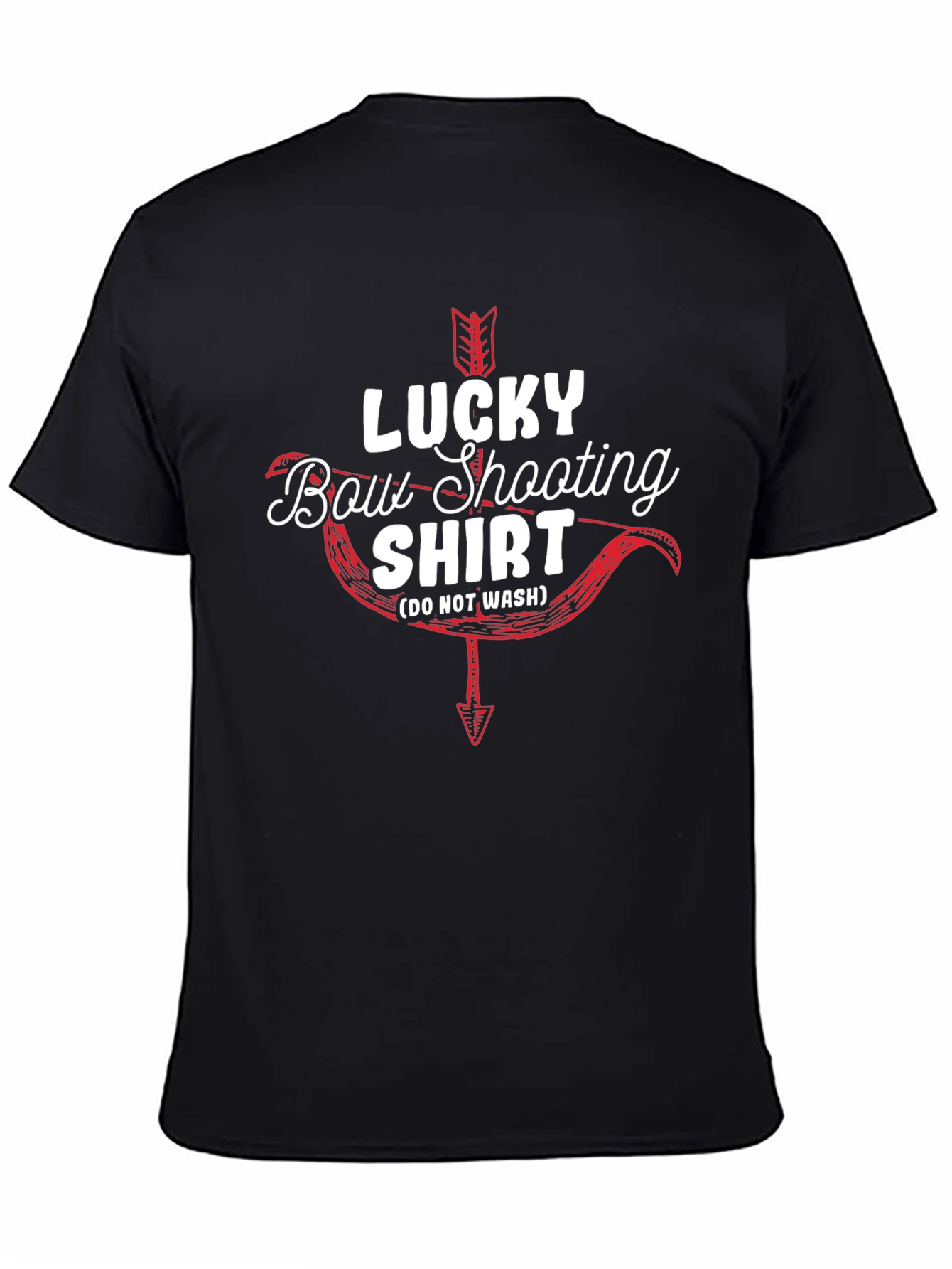 Black Lucky Bow Shooting Shirt - Archery T-Shirt view 4