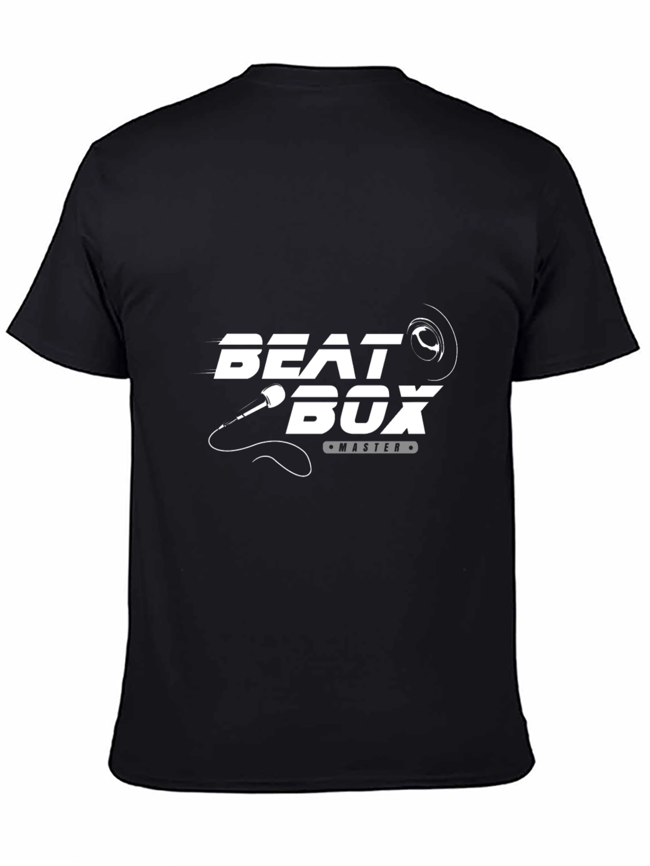 Black Beat Box Master Black T-Shirt view 4