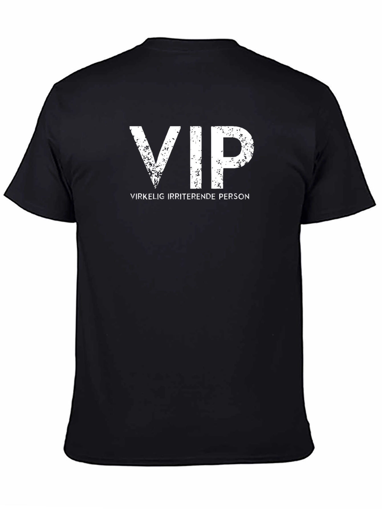 Black VIP Irriterende Person Graphic Tee view 4