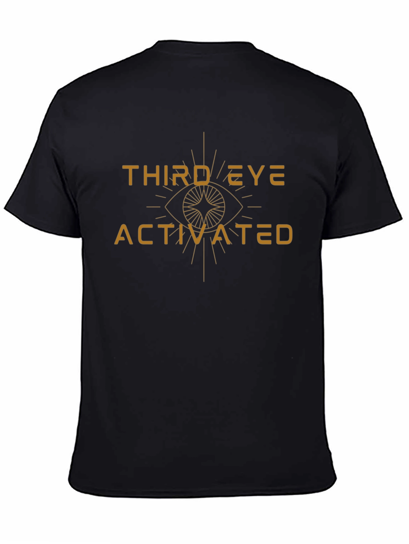 Black Third Eye Activated Graphic T-Shirt - Black view 4