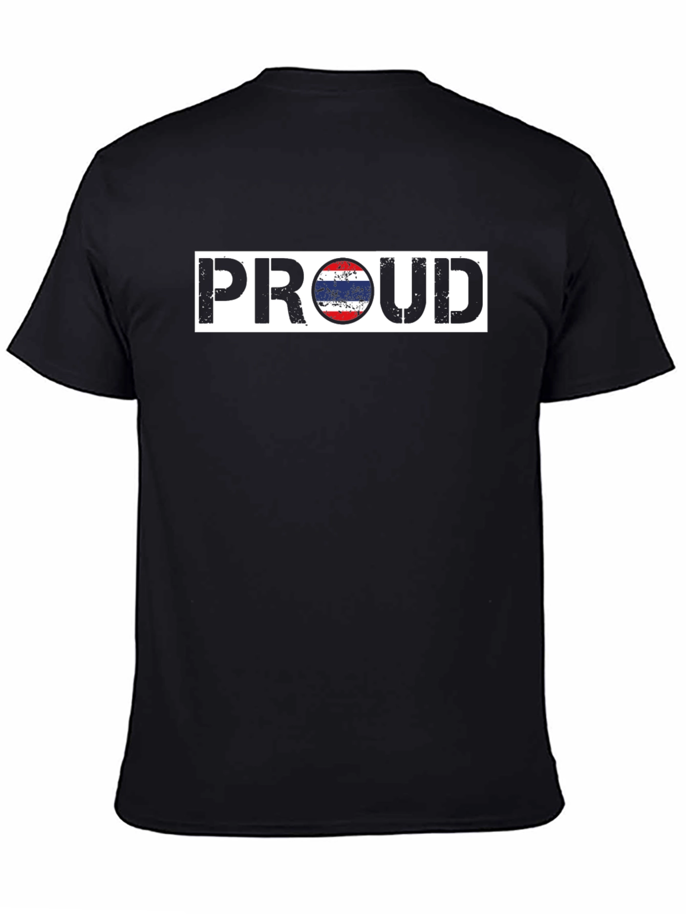 Black Proud Flag Graphic T-Shirt view 4