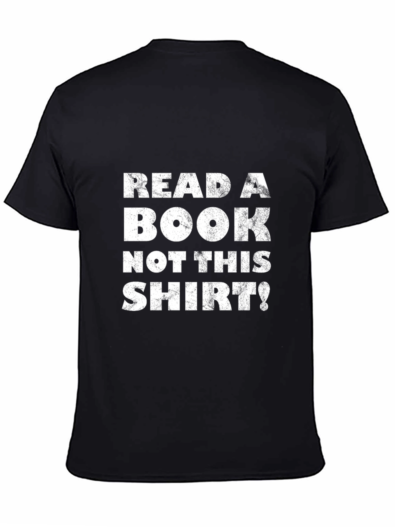Black Read a Book T-Shirt - Funny Novelty Graphic Tee view 4