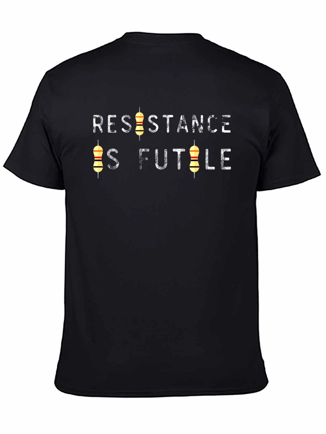 Black Resistance is Futile T-Shirt - Geeky & Comfortable view 4