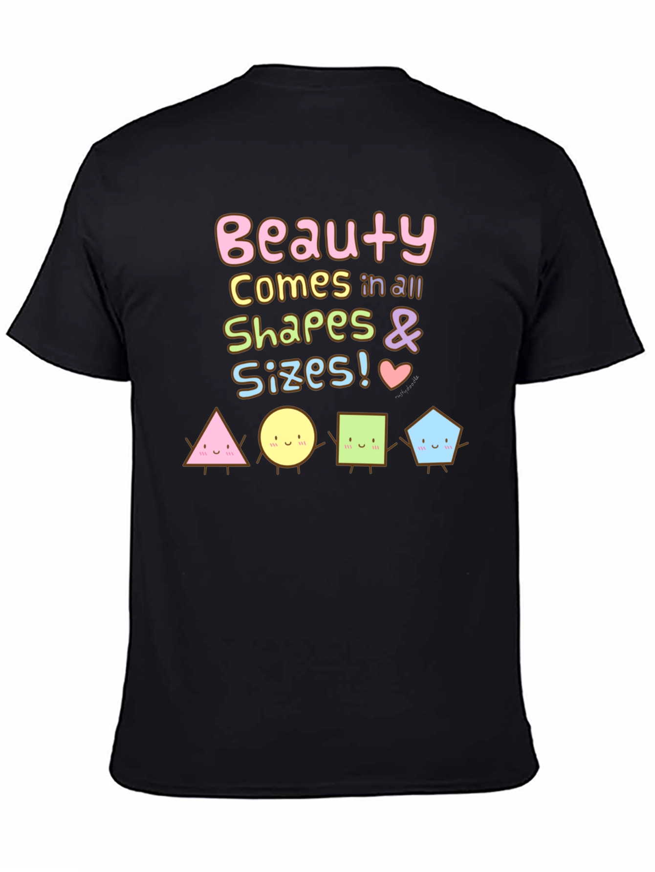 Black Beauty in All Shapes & Sizes T-Shirt view 4