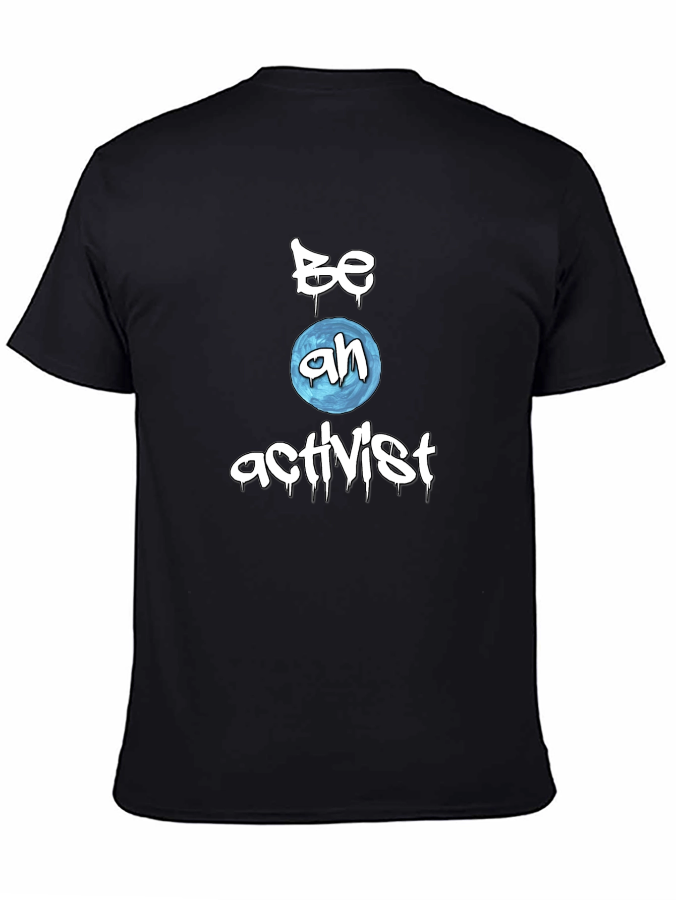 Black Be an Activist Black T-Shirt view 4