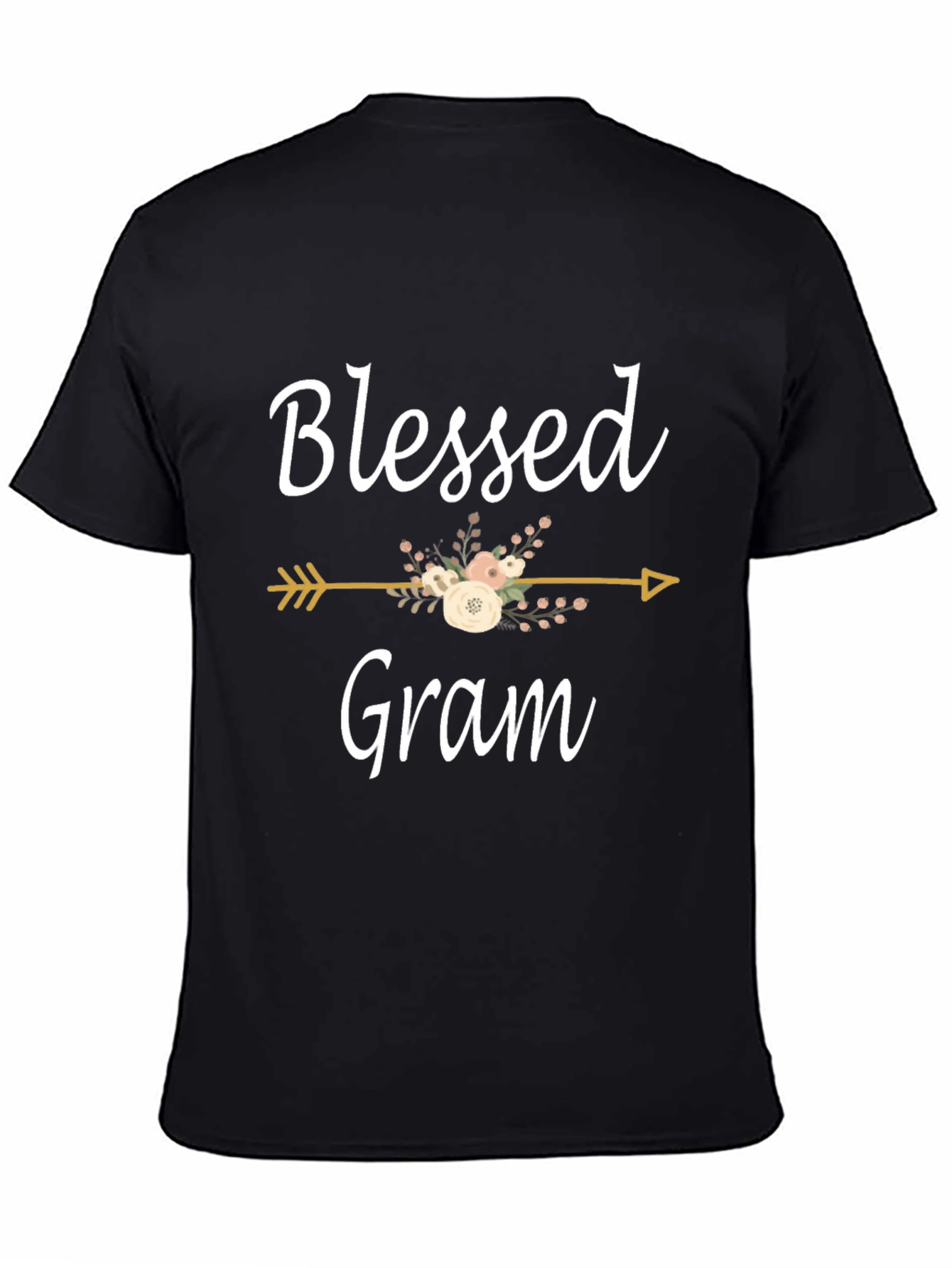 Blessed Gram T-Shirt Floral Arrow Design - 4