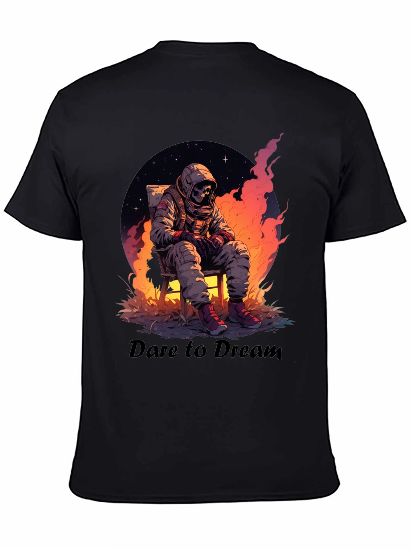 Black Dare to Dream Graphic T-Shirt view 4