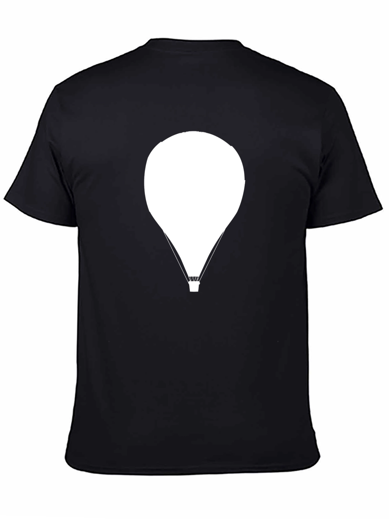 Black Black Tee with Hot Air Balloon Graphic view 4