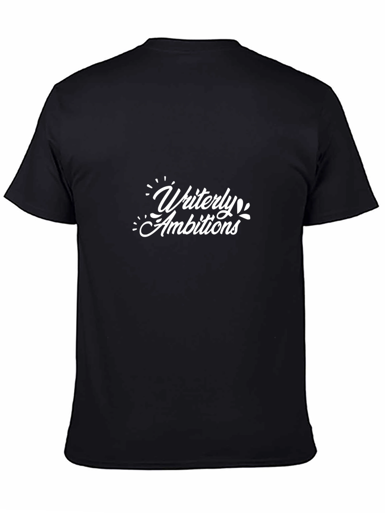Black Writerly Ambitions Graphic Tee - Black Cotton view 4