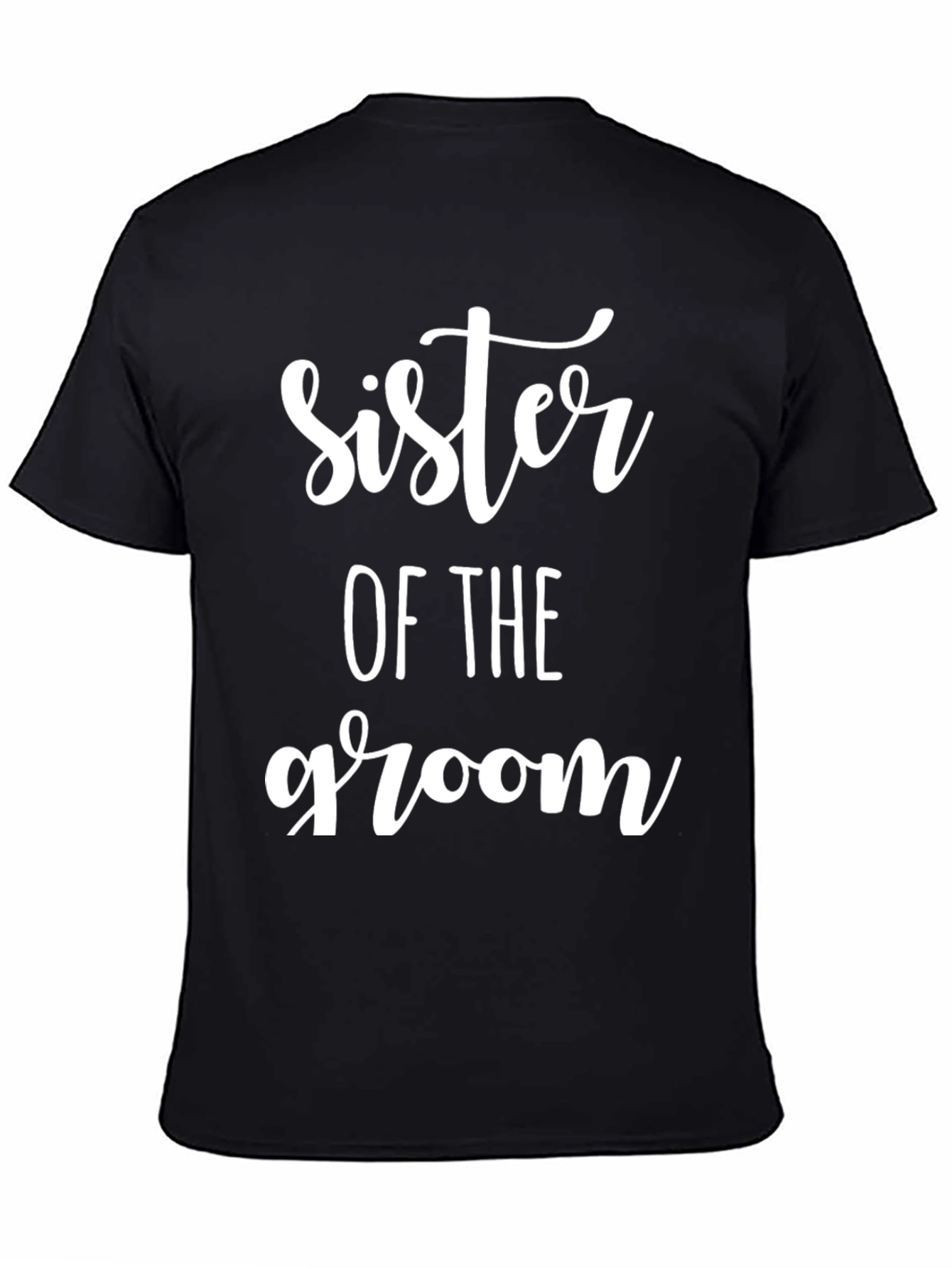 Sister of the Groom T-Shirt - Wedding Party Tee - 4