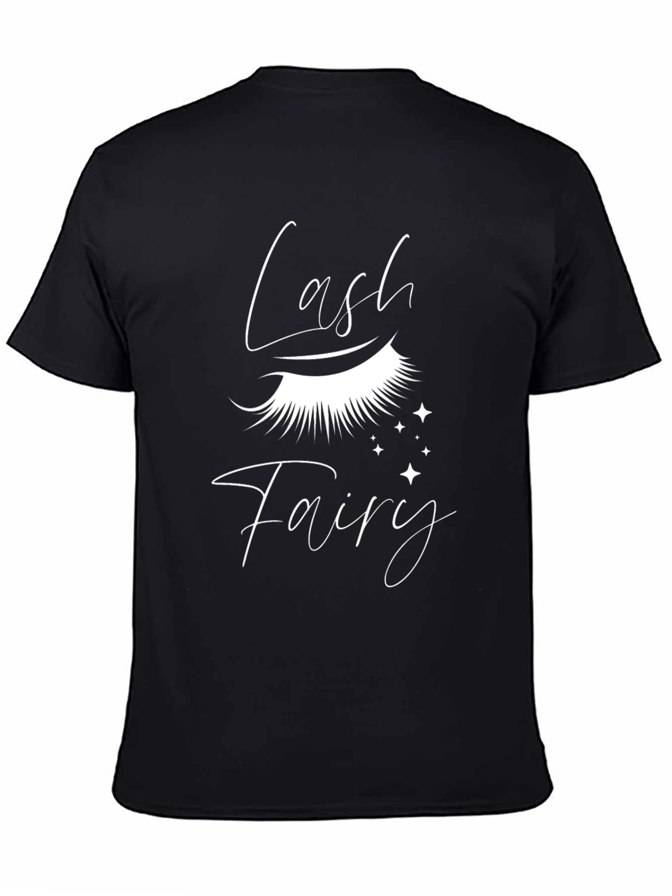 Black Lash Fairy Graphic Tee - Stylish and Trendy view 4