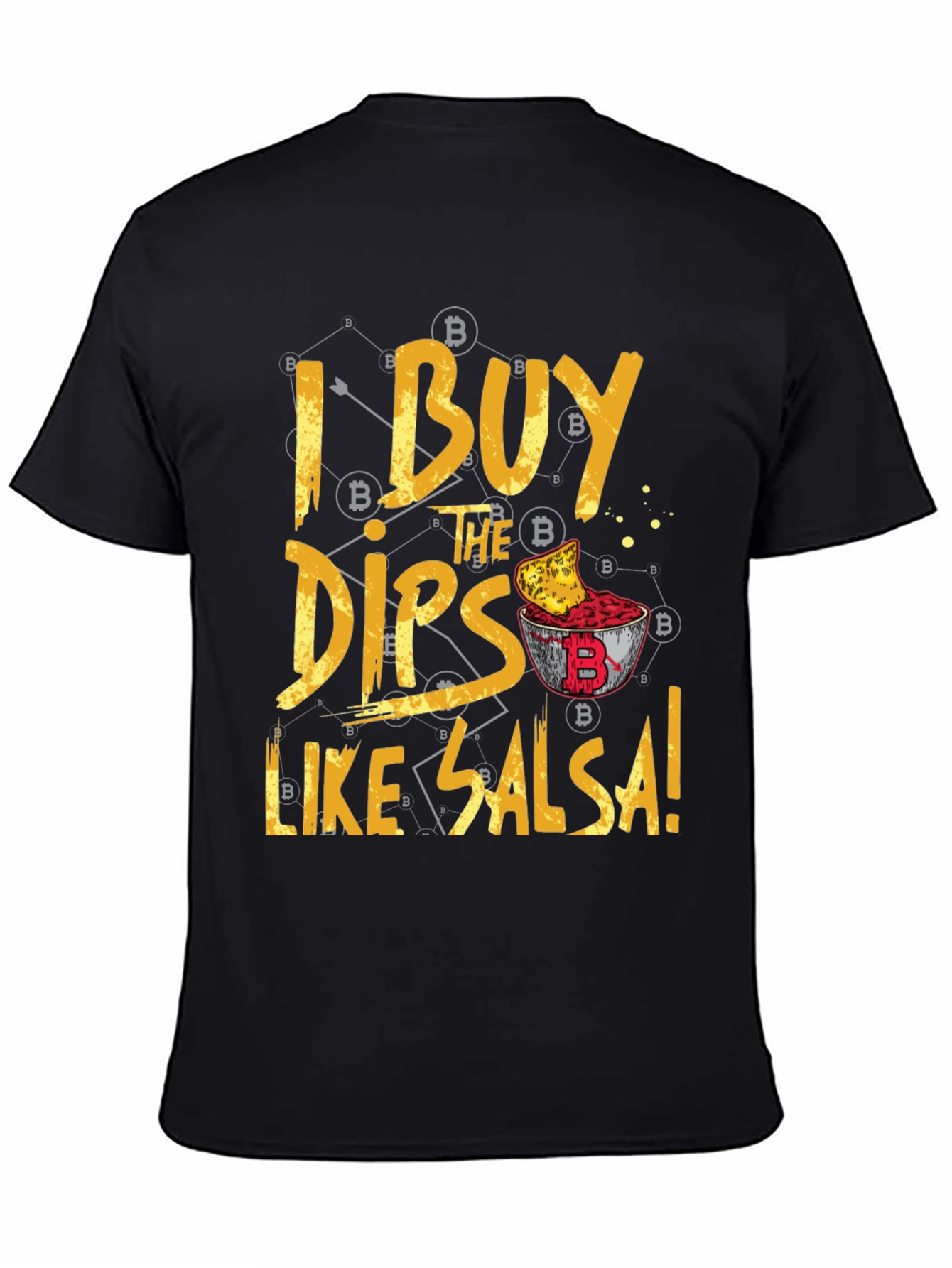 Black Buy the Dips Like Salsa Tee view 4