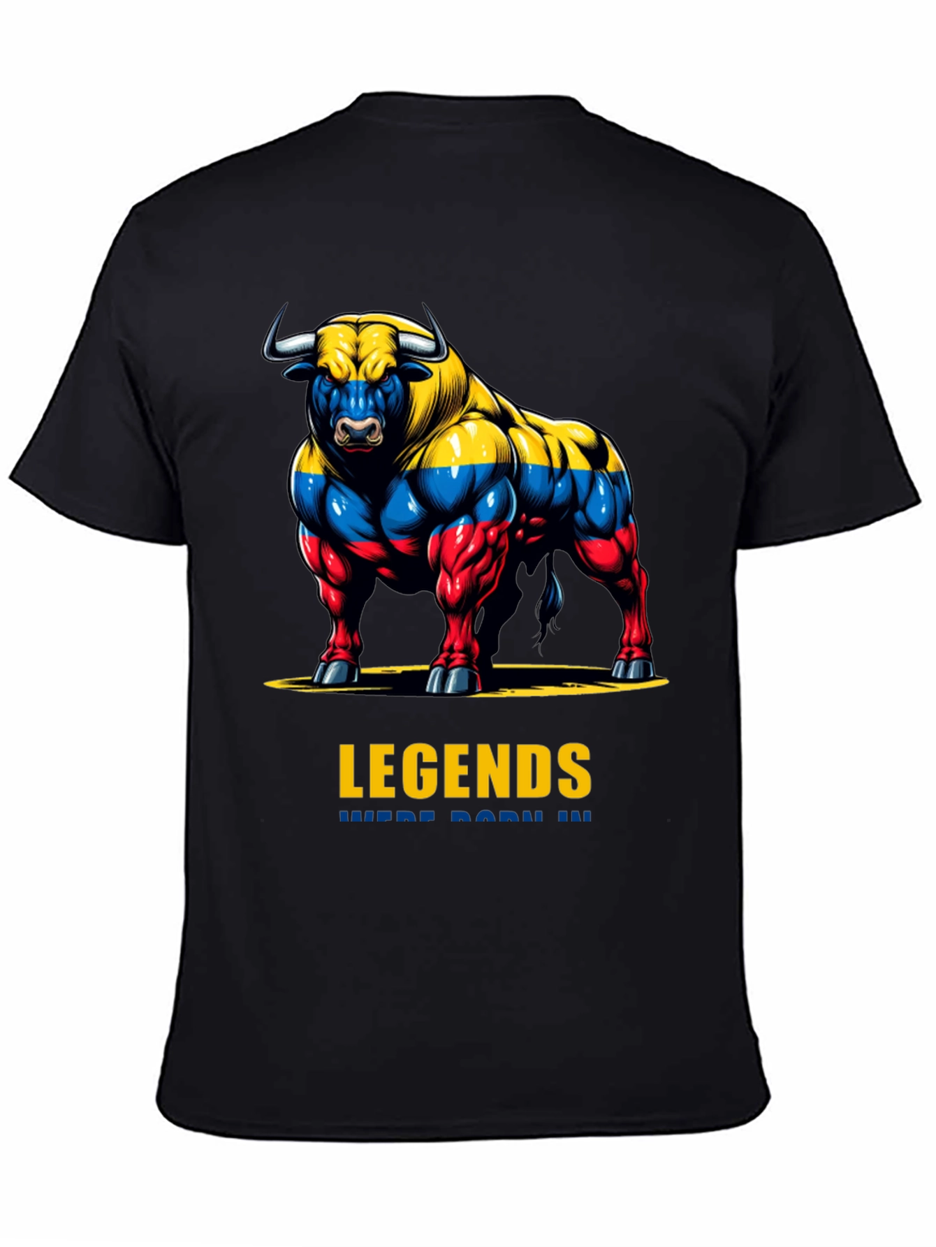 Legends Bull Graphic T-Shirt - Premium Cotton - 4