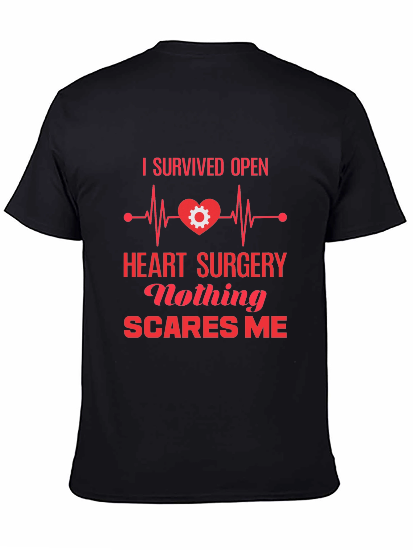 Black Heart Surgery Survivor Graphic Tee view 4
