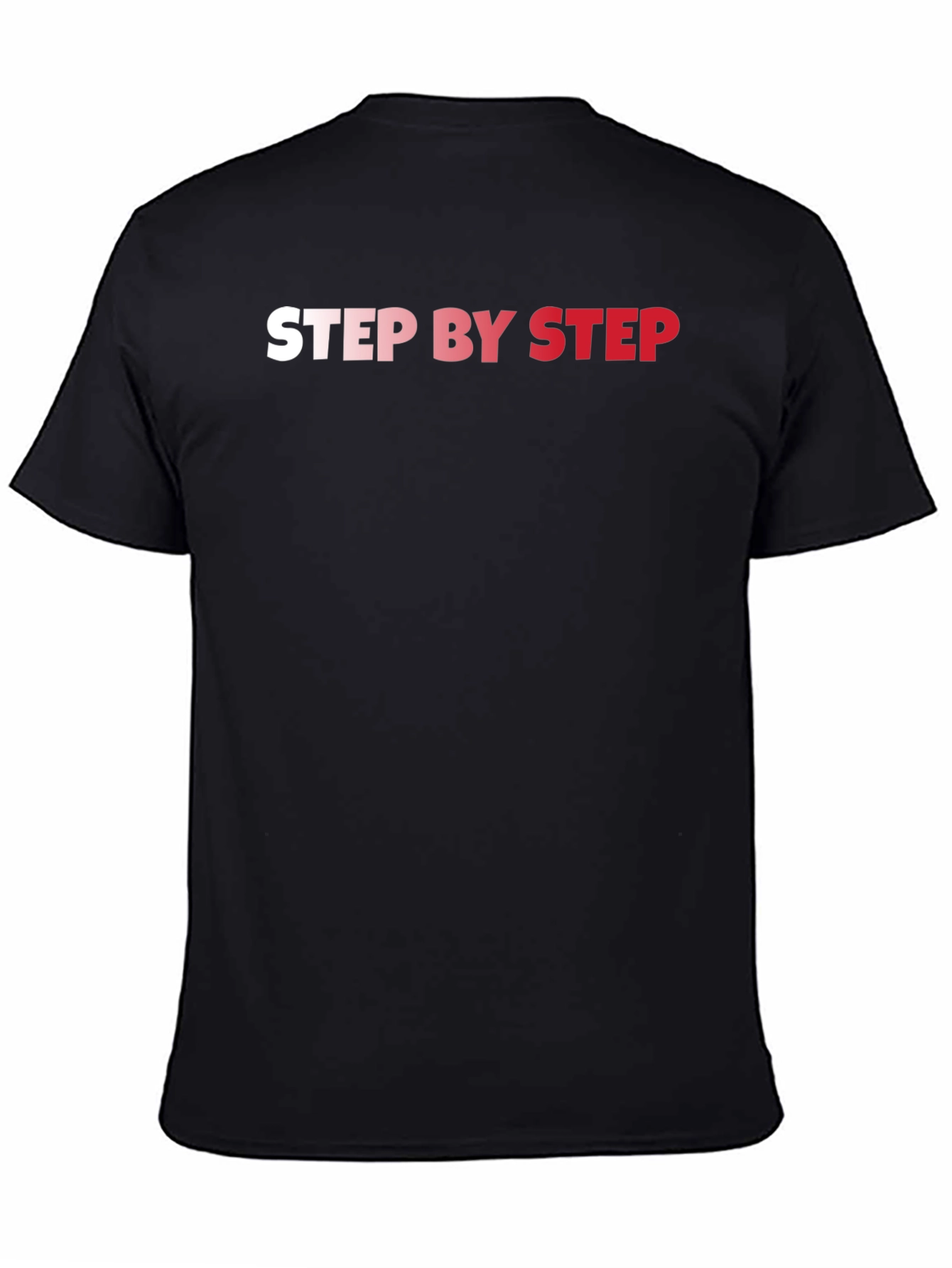 Black Step By Step Black Graphic T-Shirt view 4