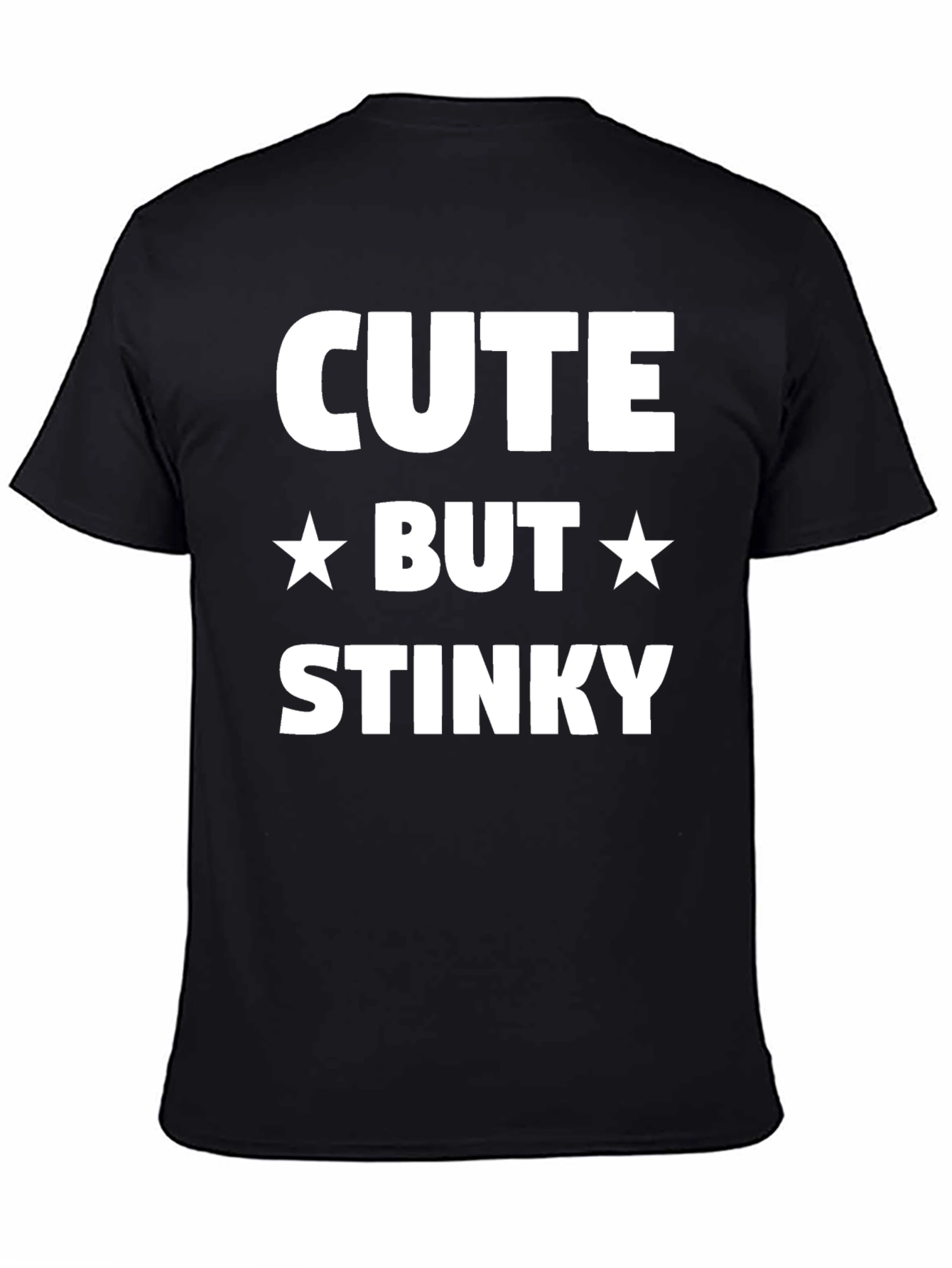 Black Cute But Stinky Graphic Tee view 4