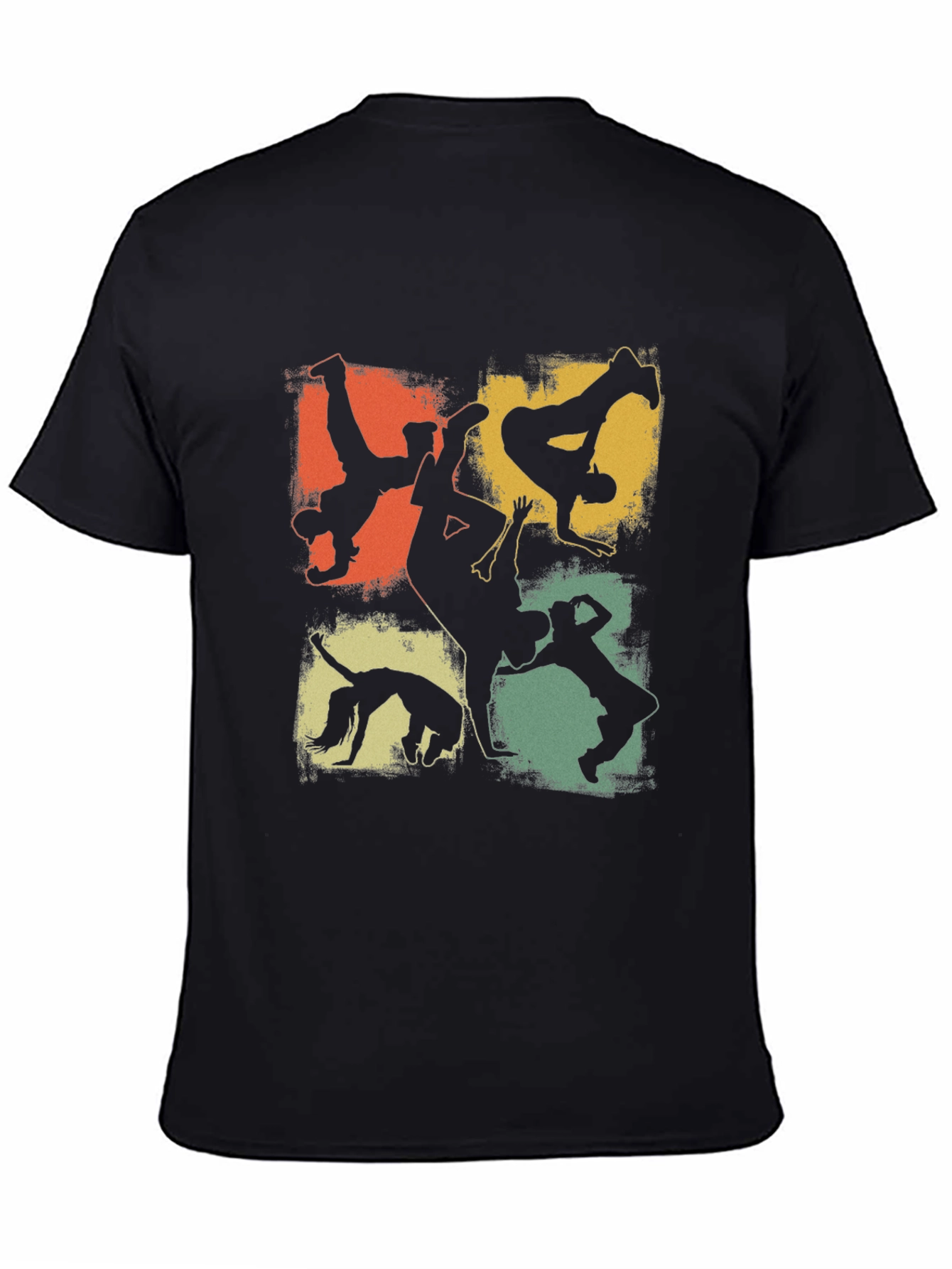 Black Retro Breakdance T-Shirt view 4