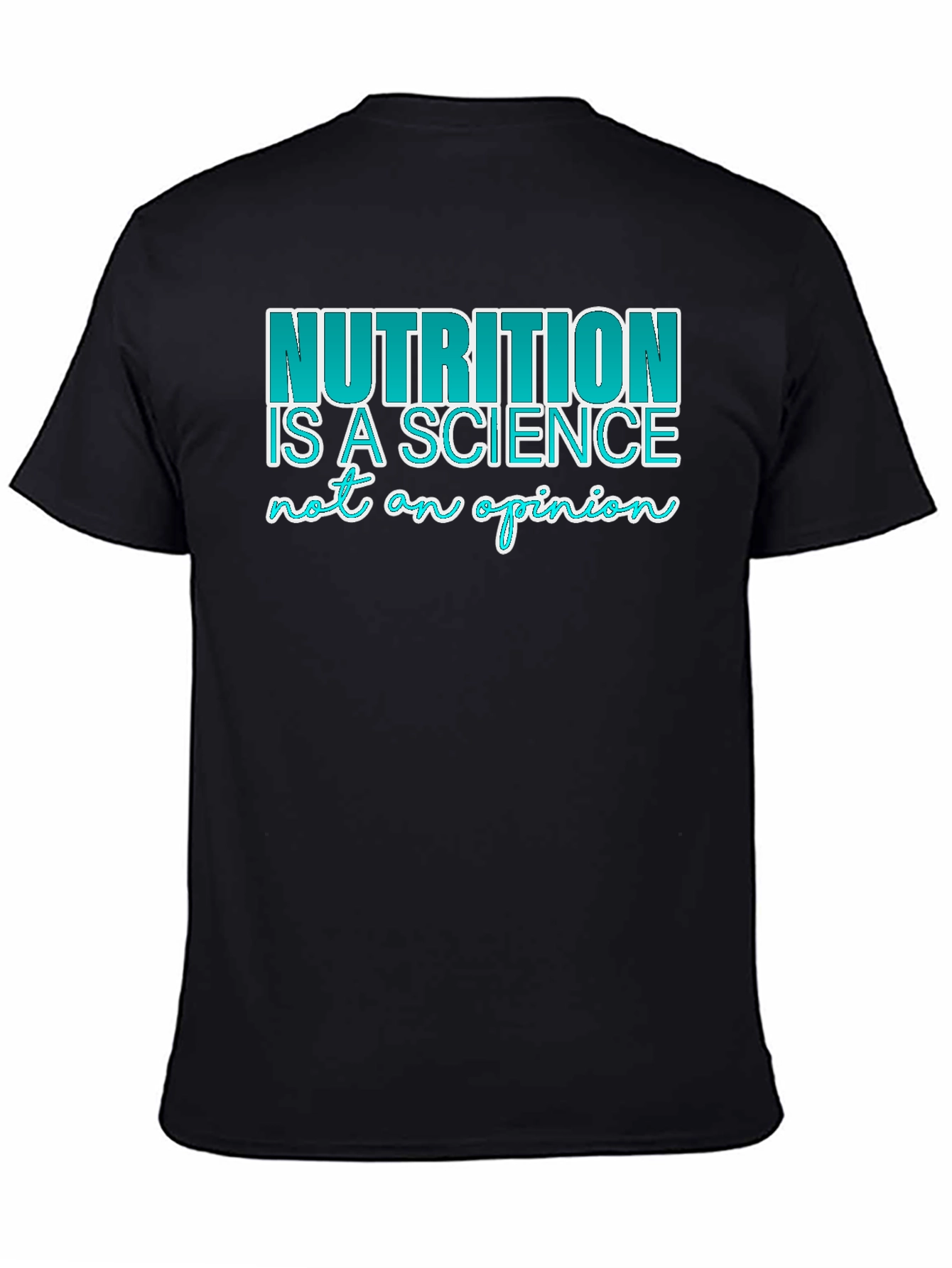 Black Nutrition Is A Science T-Shirt view 4