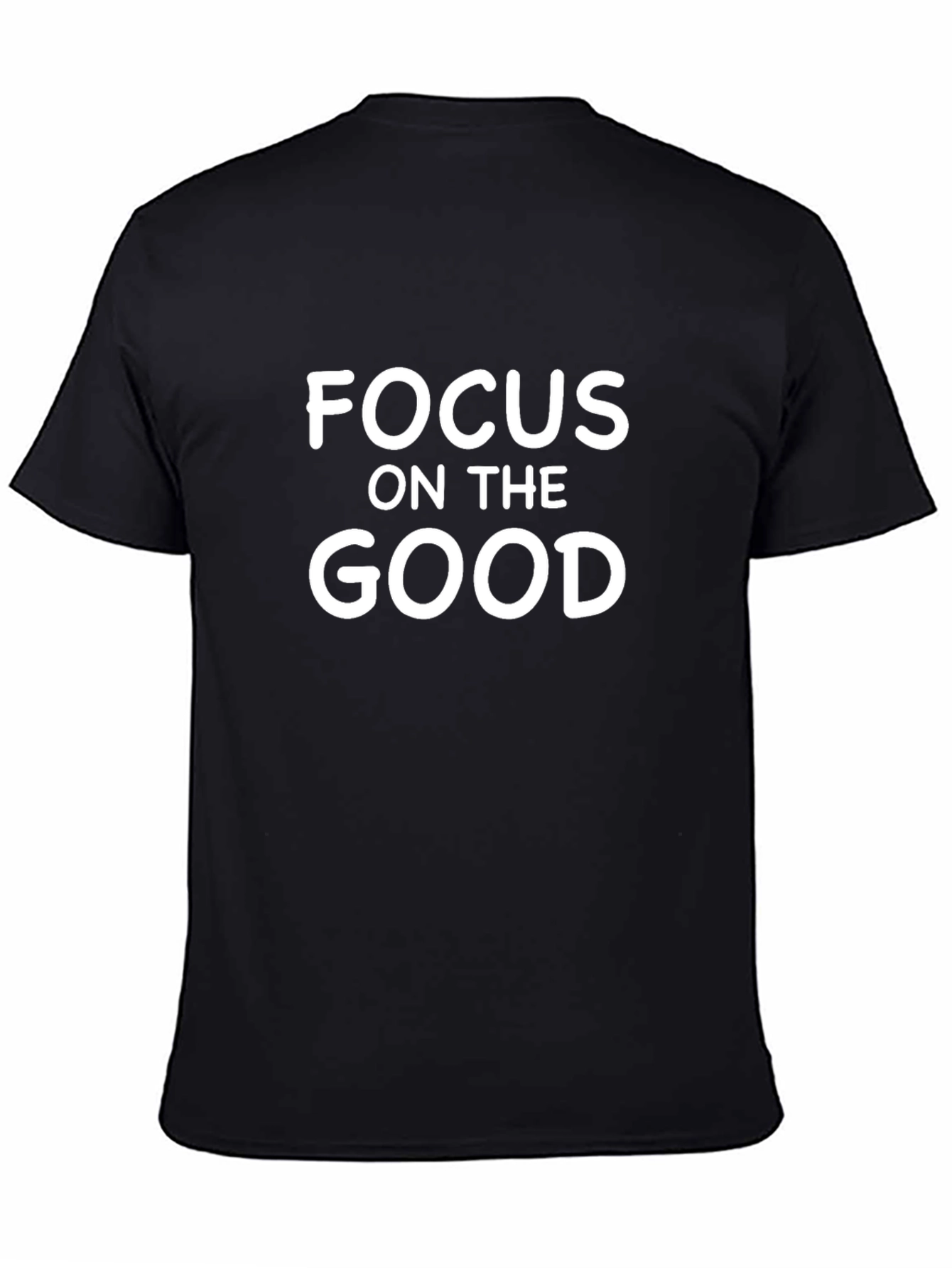 Black Focus on the Good Graphic T-Shirt view 4