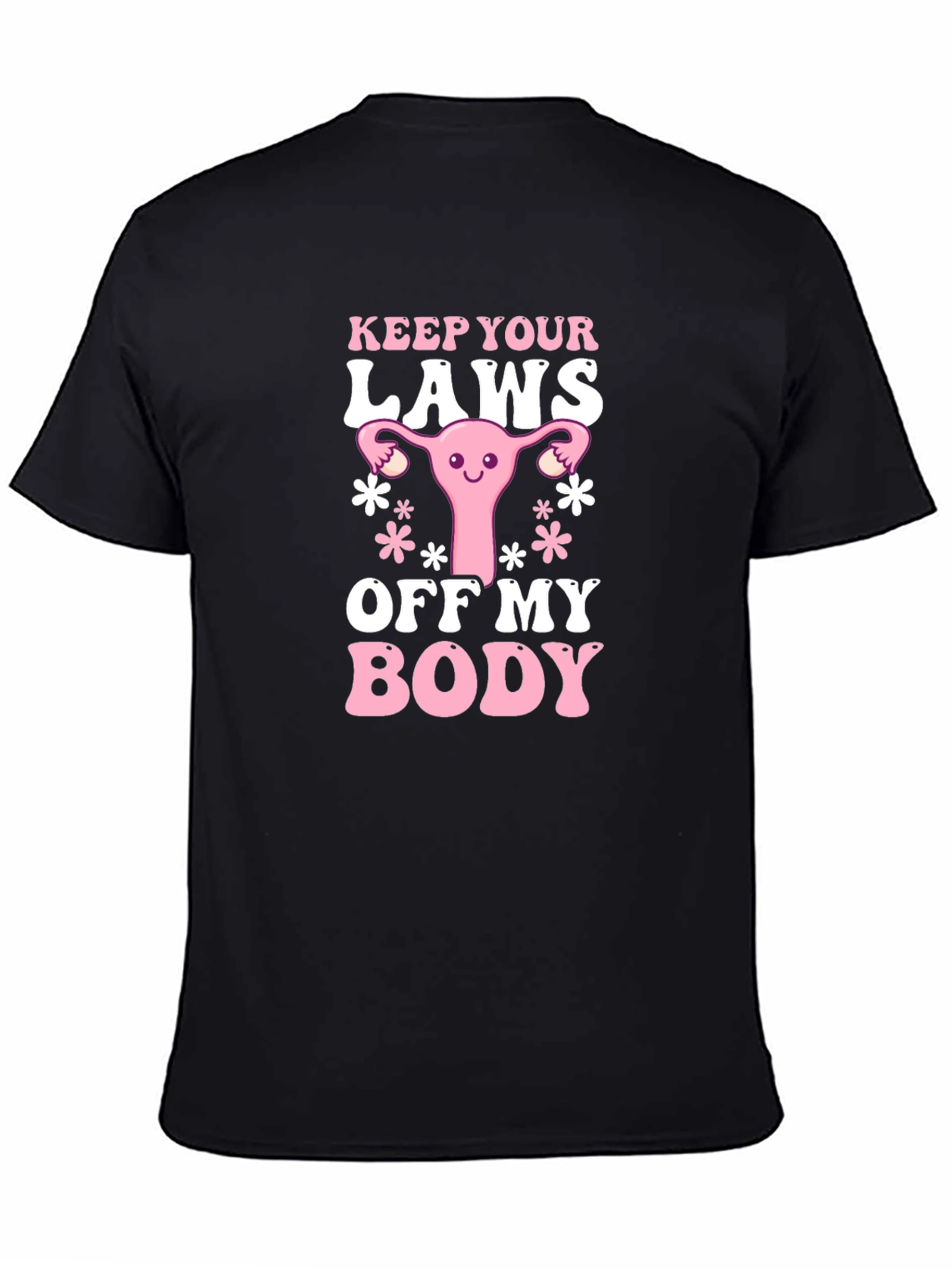 Black Feminist Keep Your Laws Off My Body T-Shirt view 4