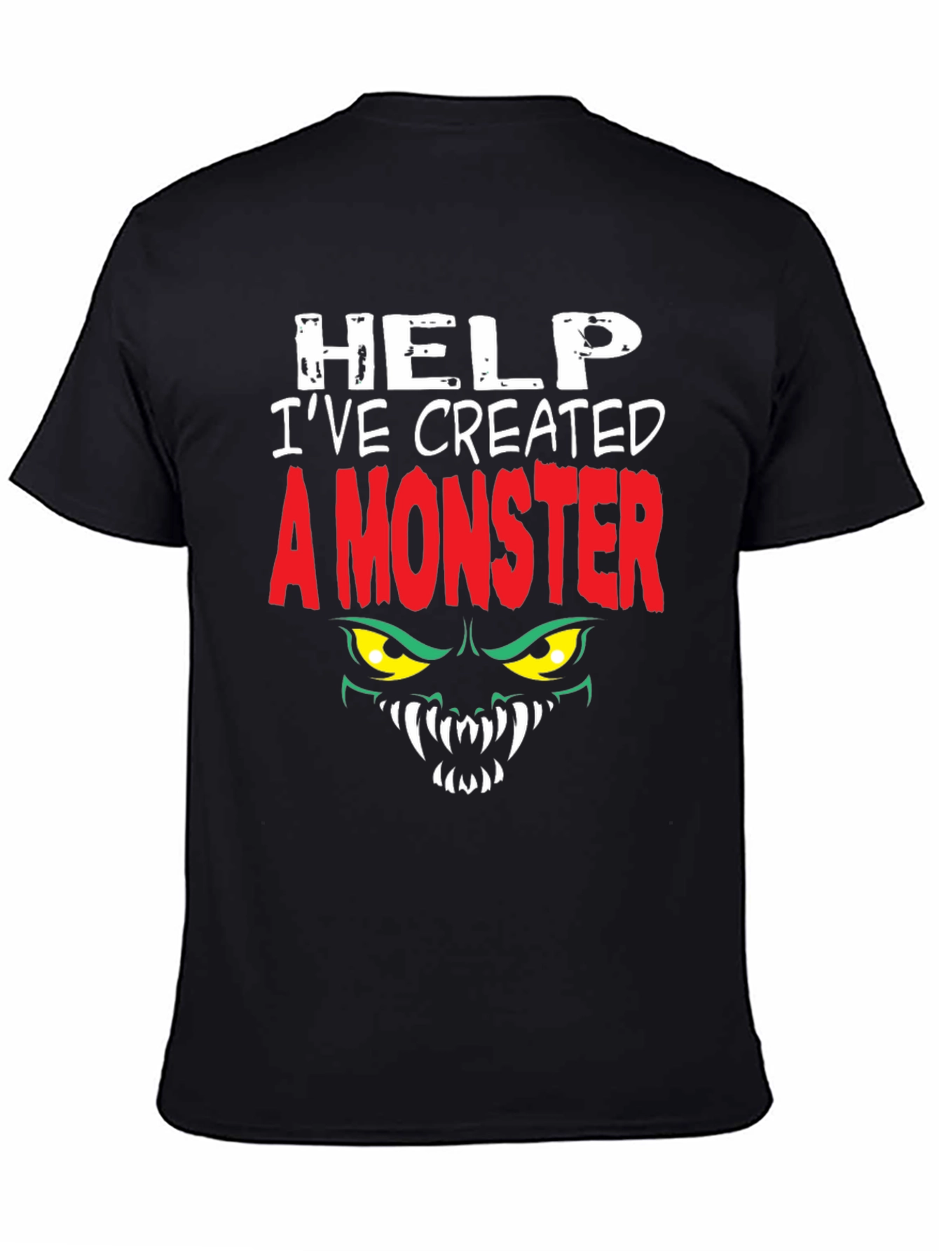 Black Monster Graphic T-Shirt view 4