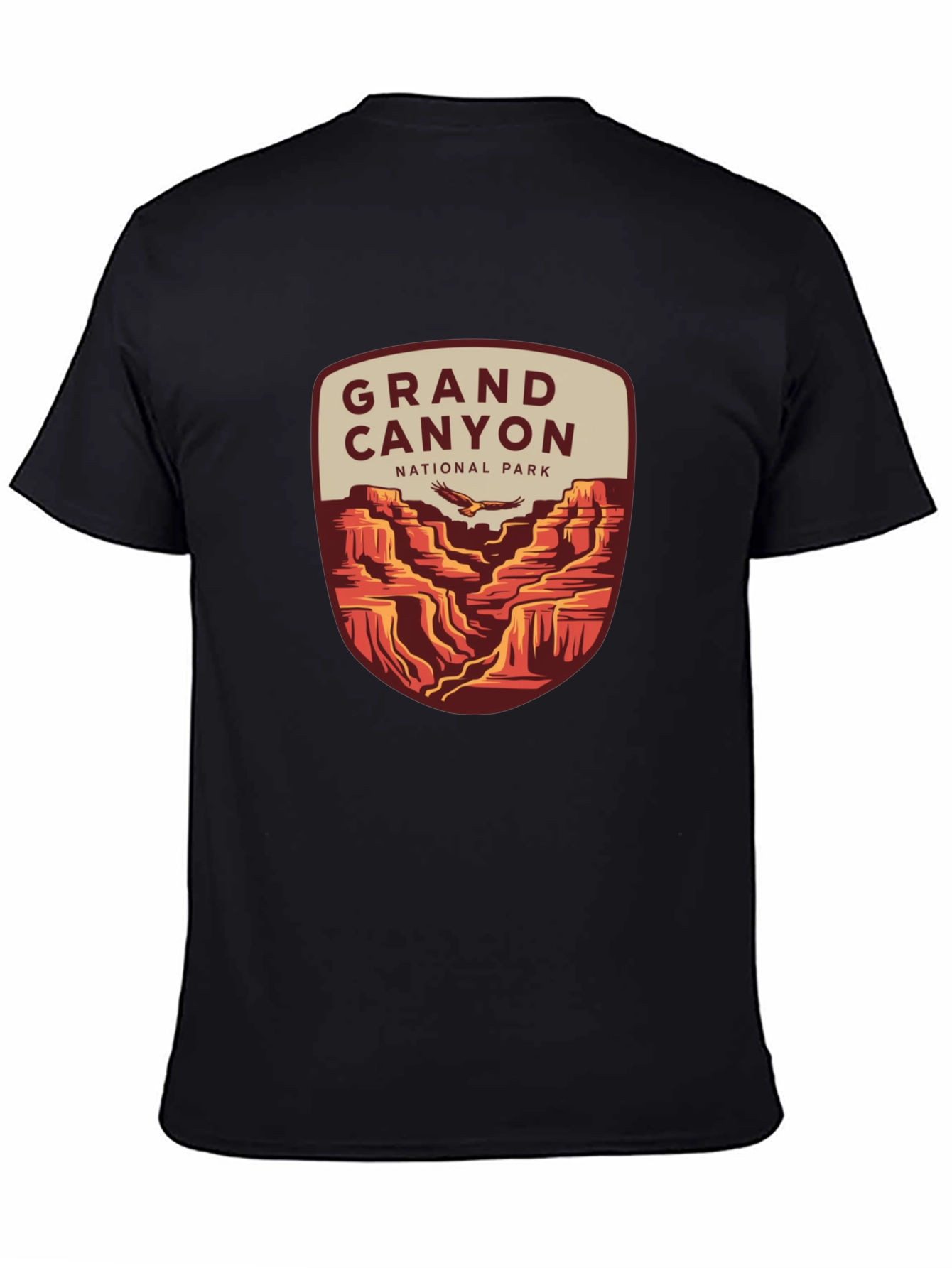 Black Grand Canyon National Park T-Shirt view 4