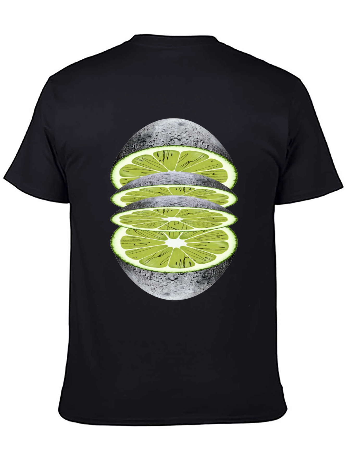 Black Lime Moon Graphic Tee view 4