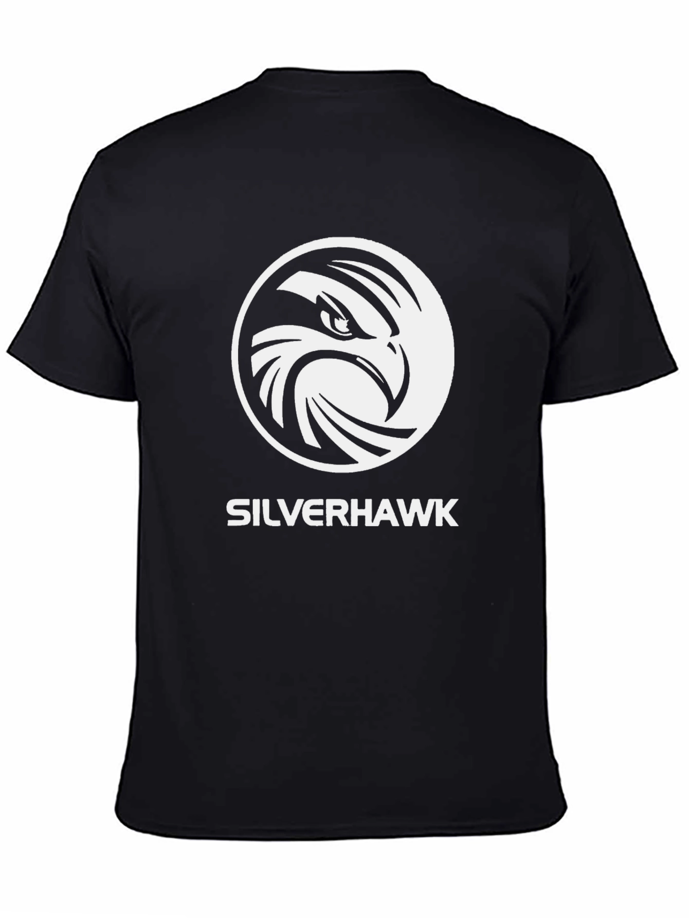 Black Silverhawk Graphic Tee - Men's Black T-Shirt view 4