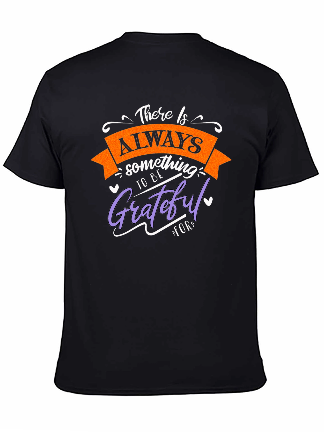 Black Grateful Graphic Tee - Always Something T-Shirt view 4