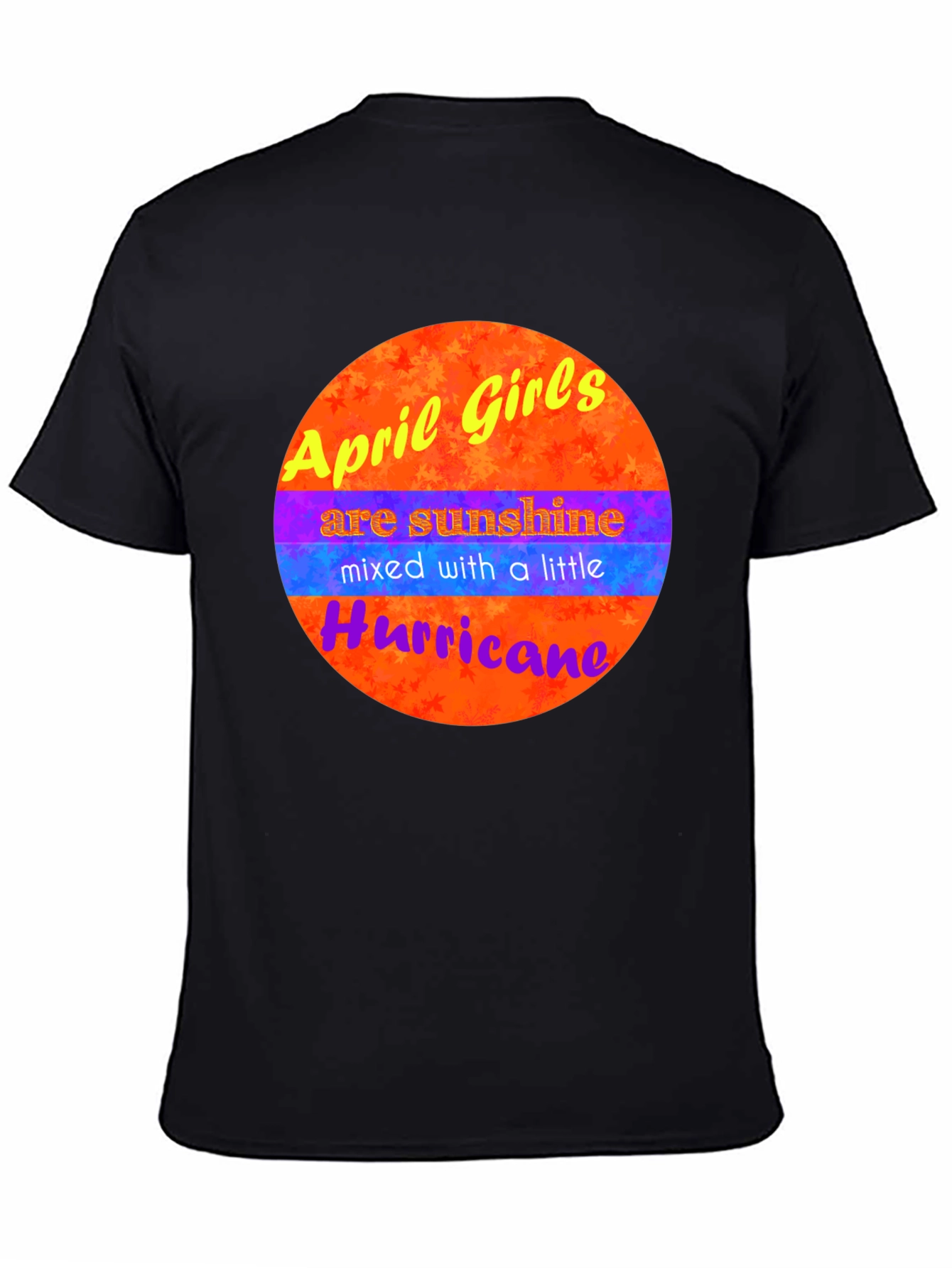 Black April Girls Sunshine Hurricane T-Shirt view 4