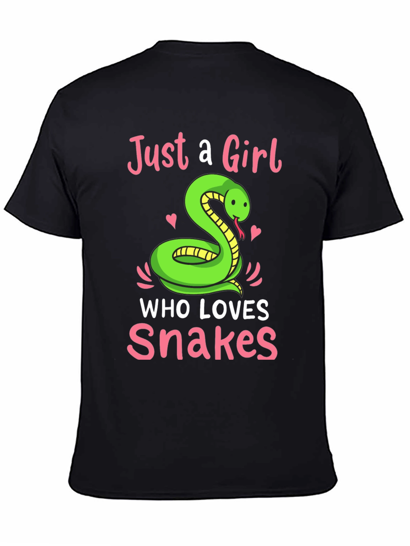 Just a Girl Who Loves Snakes T-Shirt - Snake Lover Gift - 4