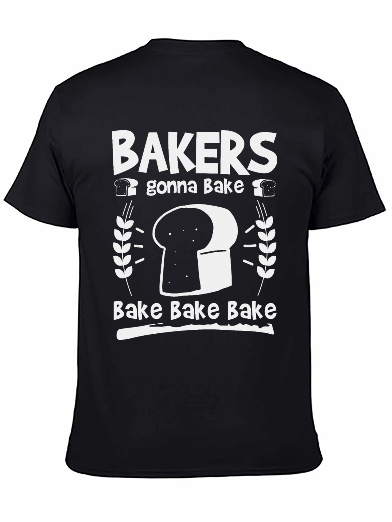 Black Bakers Gonna Bake T-Shirt - Funny Baking Tee view 4