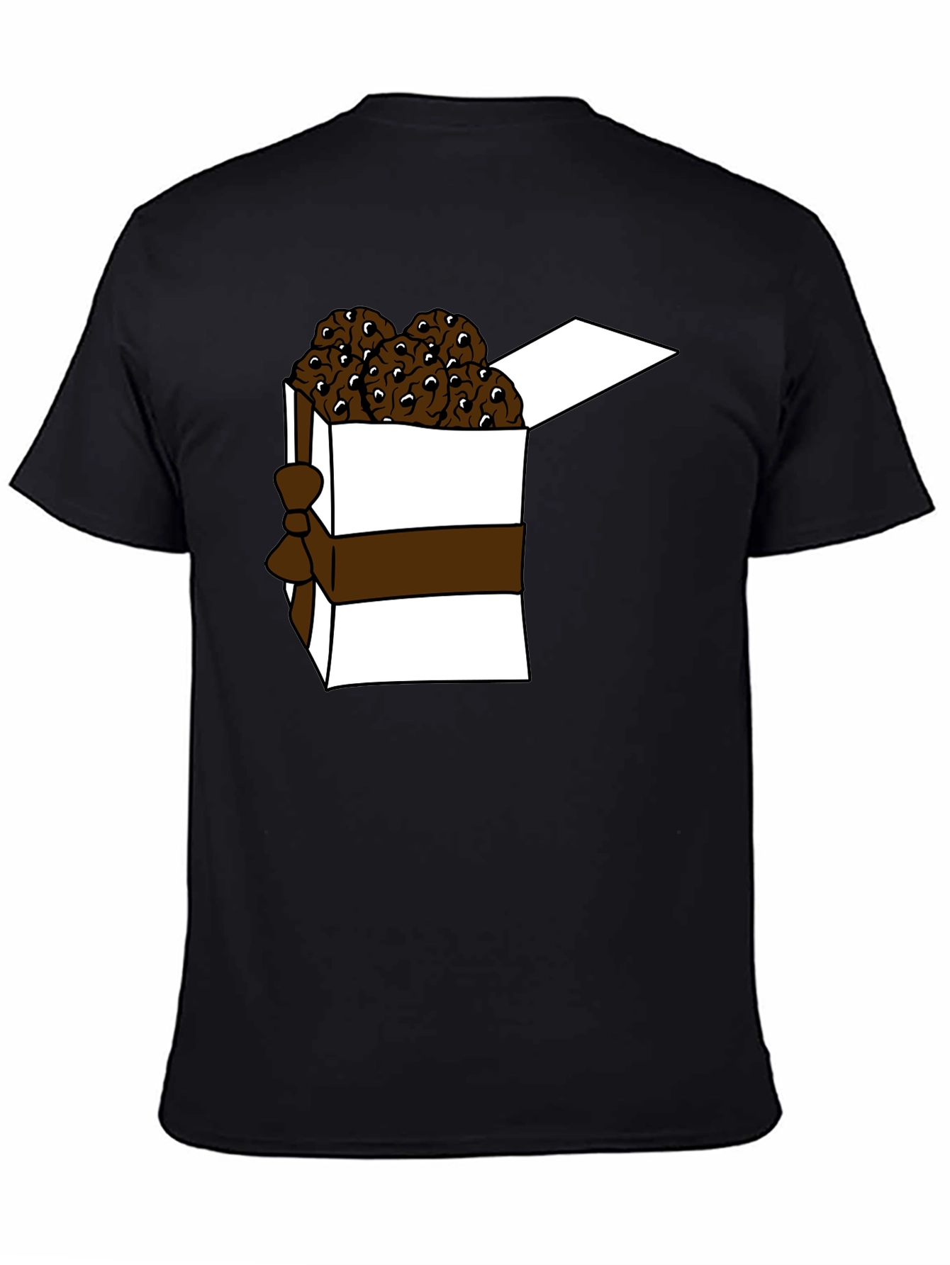 Black Cookies In a Box T-Shirt view 4