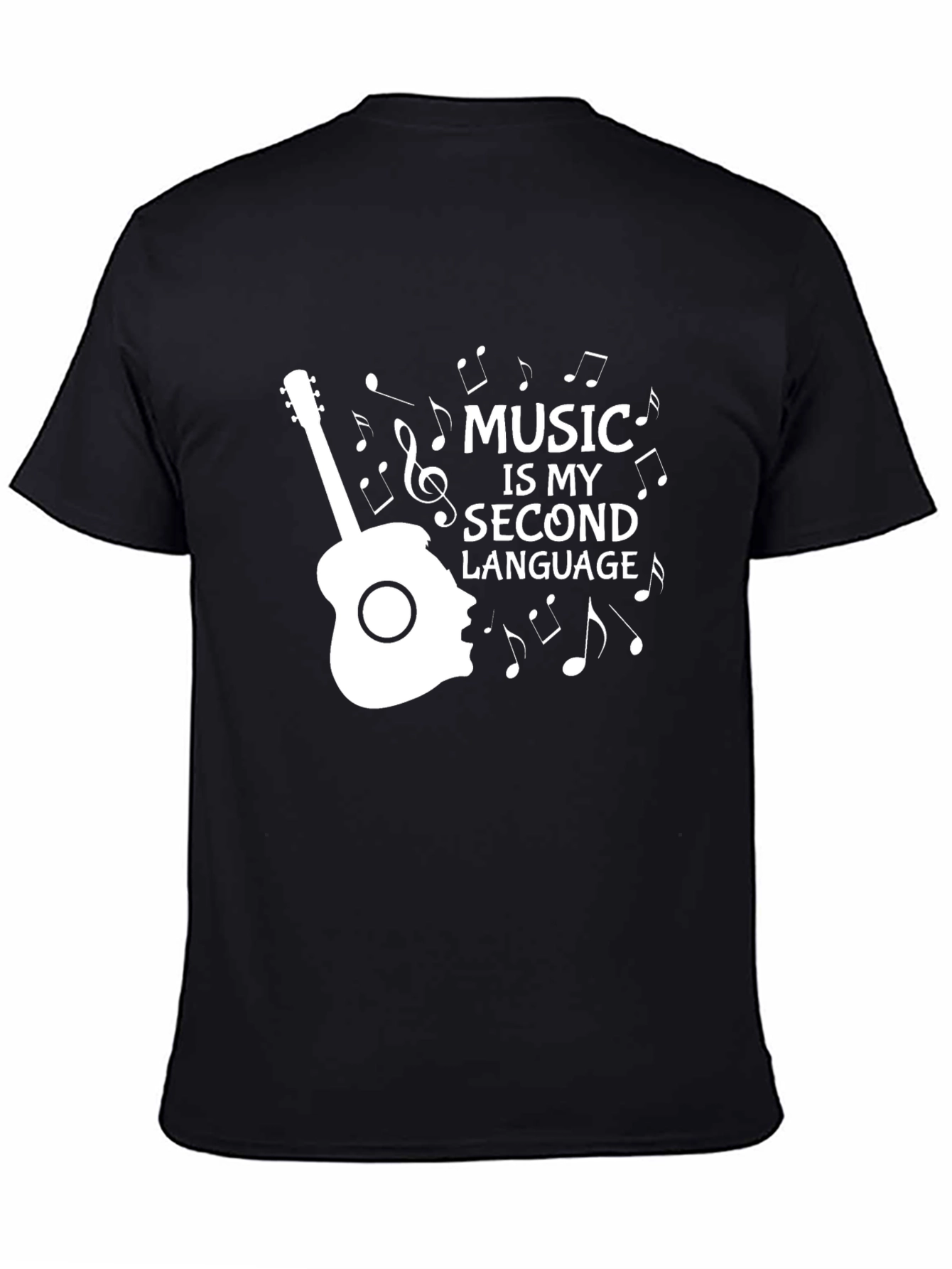 Black Music is My Second Language Graphic Tee view 4