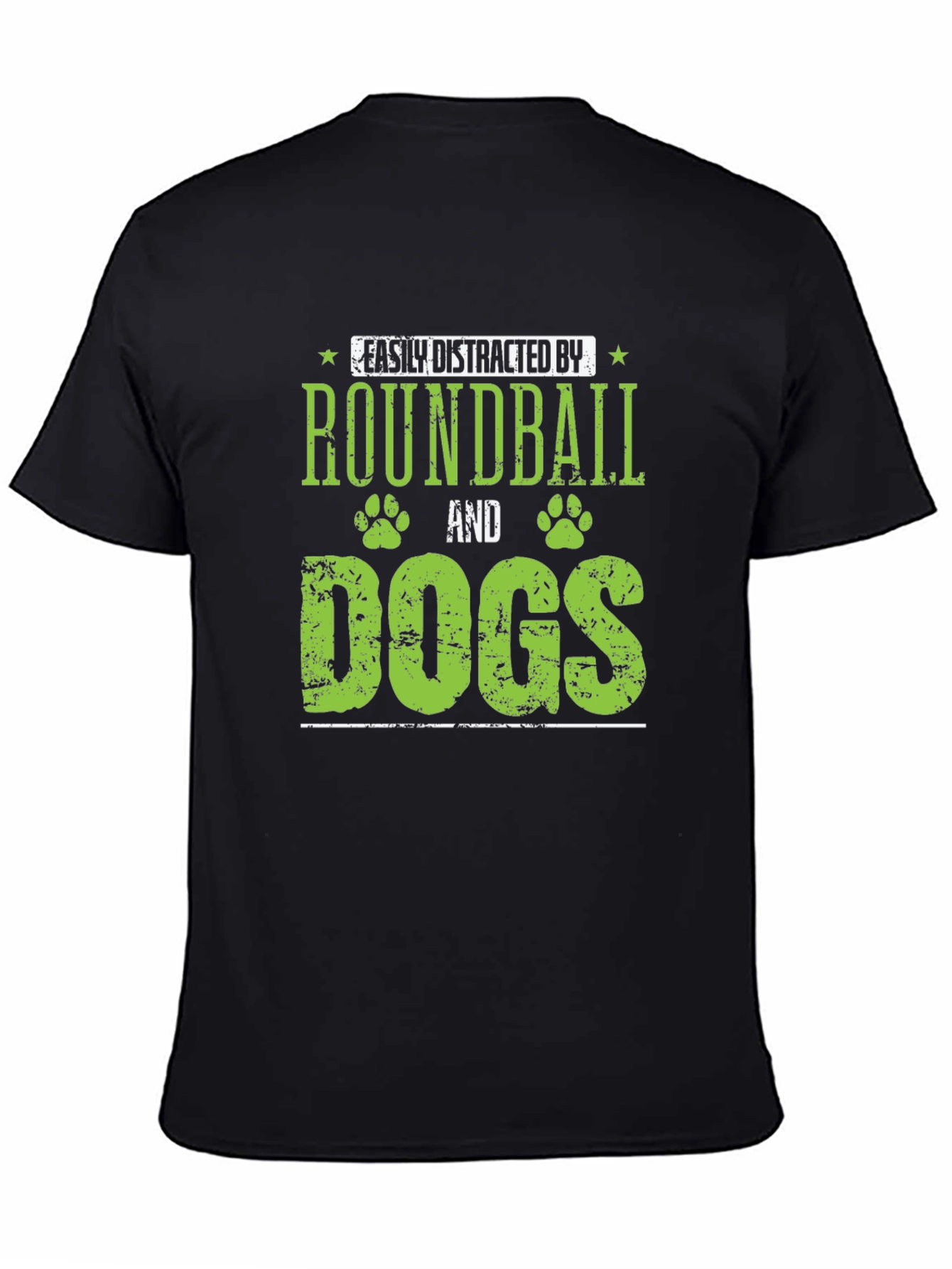 Roundball and Dogs Graphic Tee - 4