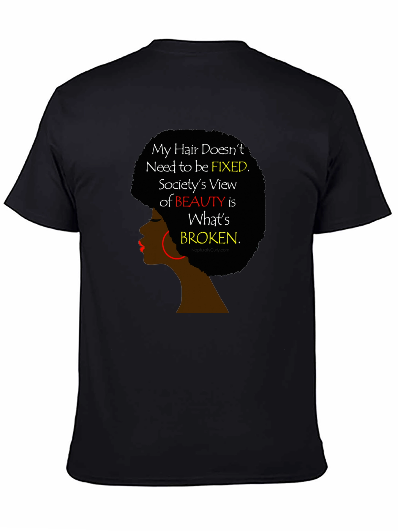 Empowered Beauty T-Shirt - Afro Hair Pride - 4
