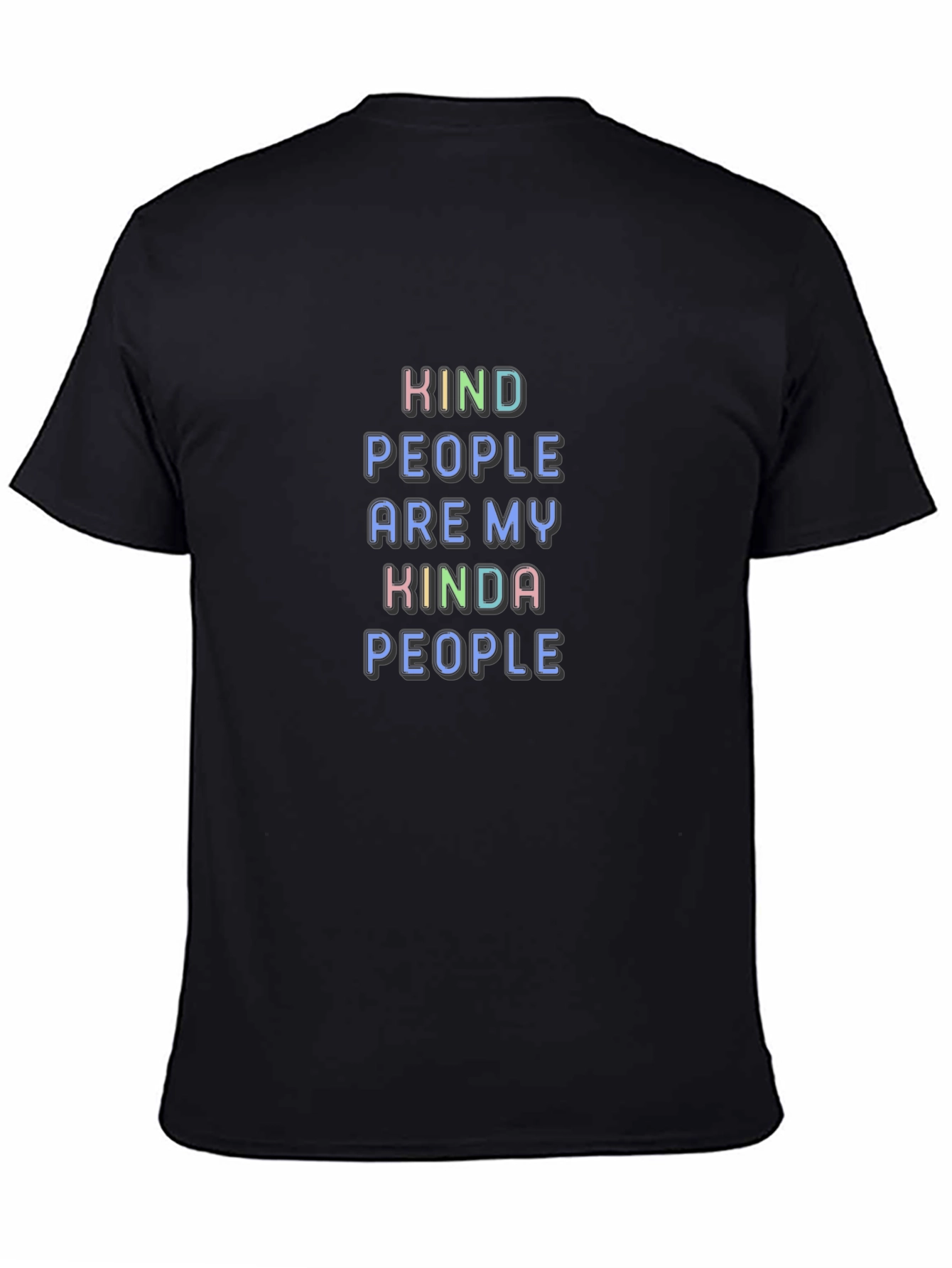 Black Kind People Graphic Tee view 4
