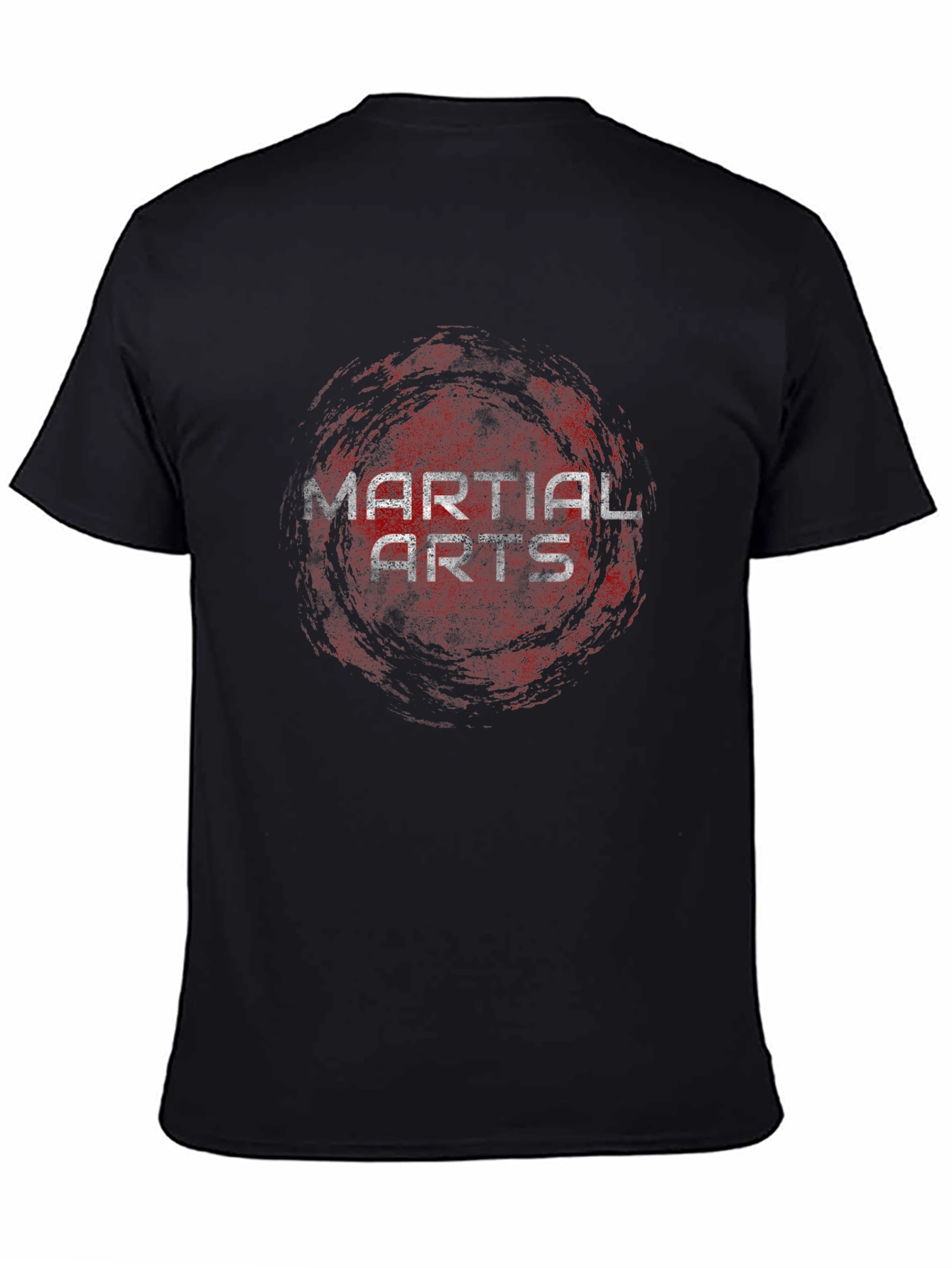 Black Martial Arts Graphic T-Shirt view 4
