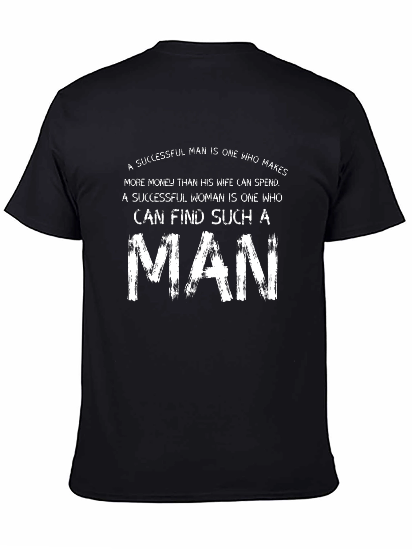 Black Funny Sarcastic Husband Wife Graphic Tee view 4